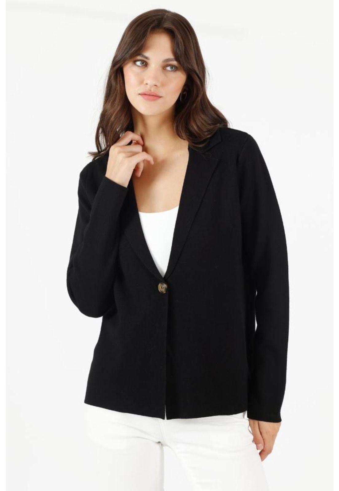 Cardigan negro PRIVILEGE 918-1