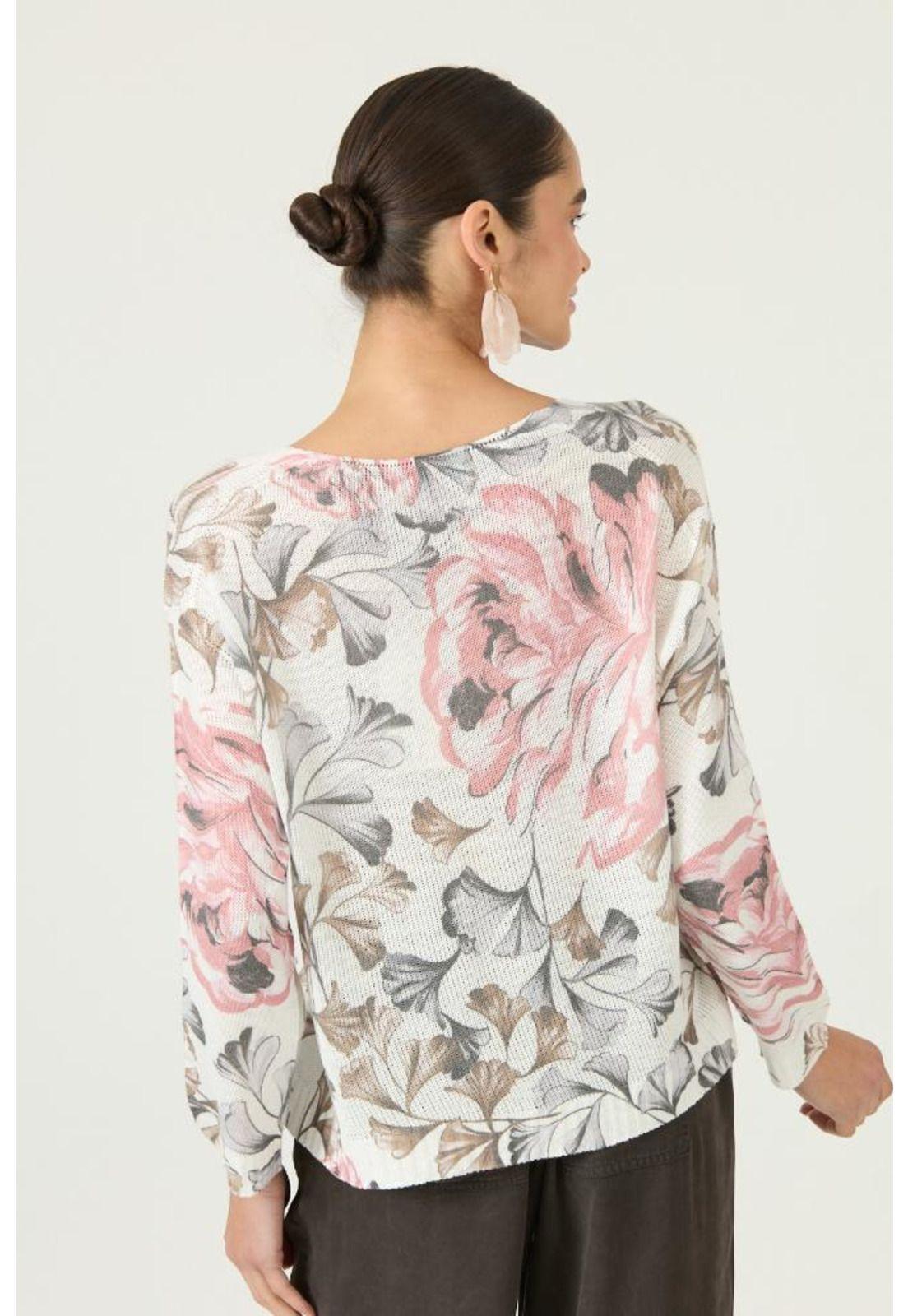 Sweater rosa estampado PRIVILEGE 3123-3