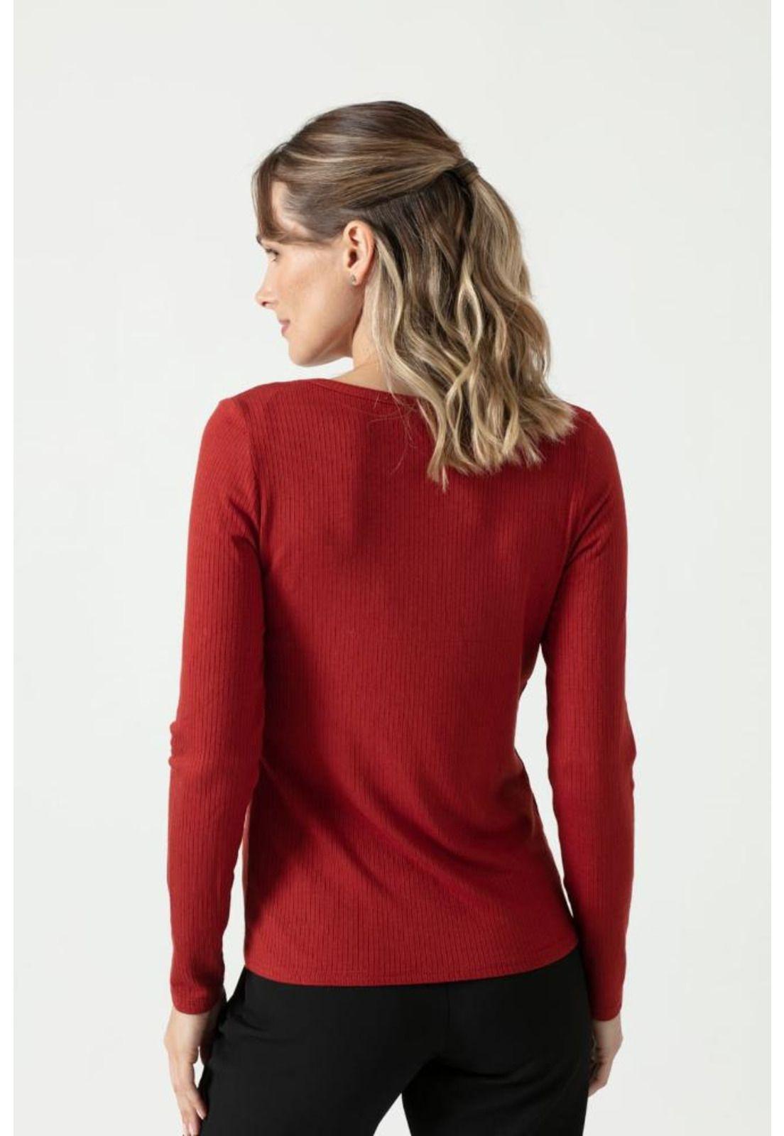 Polera terracota PRIVILEGE 790-2