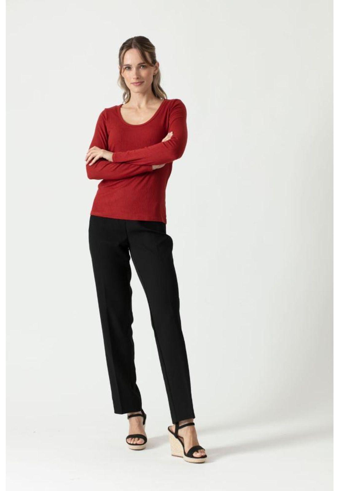 Polera terracota PRIVILEGE 790-3