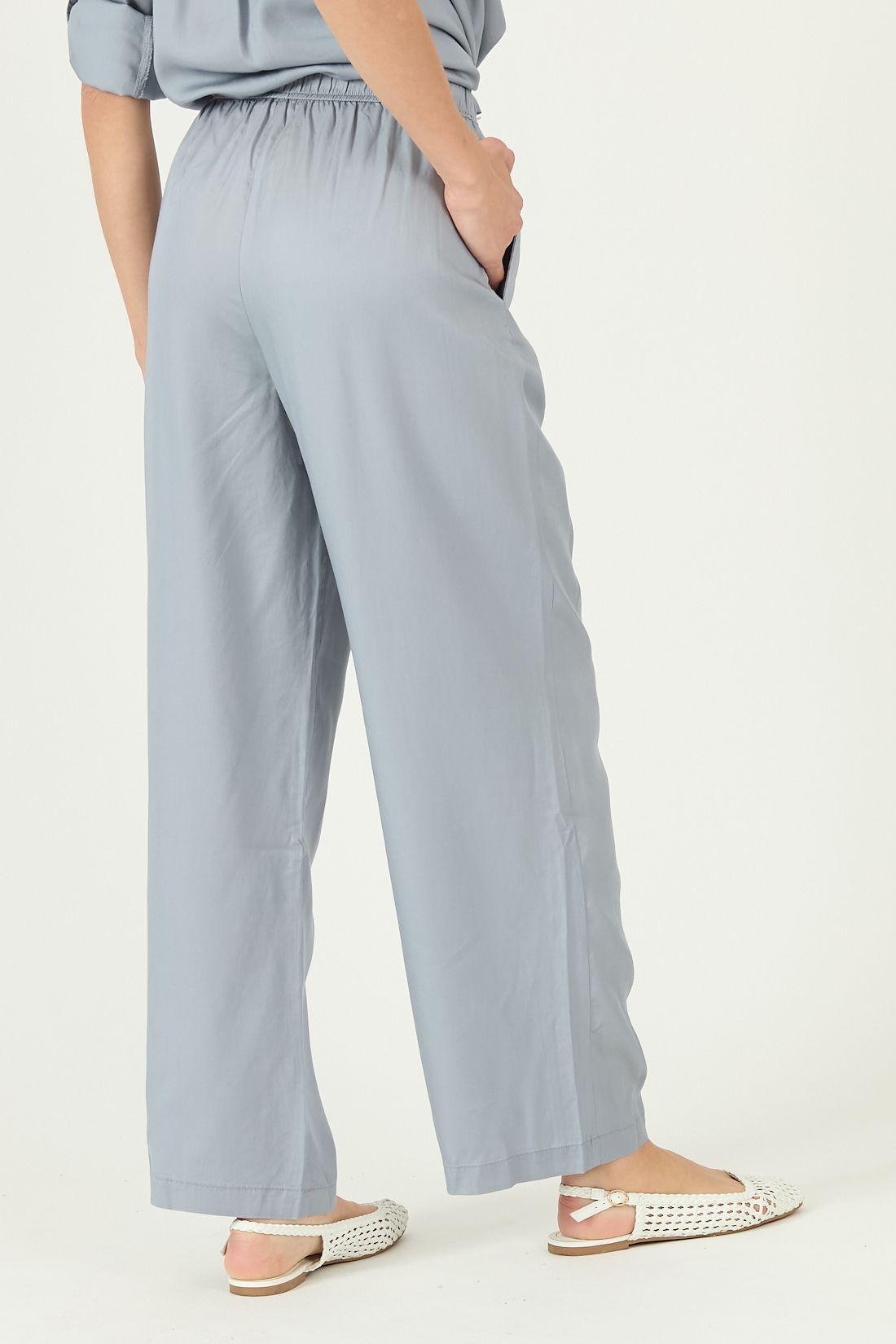 Pantalon De Lyocell Straight Celeste Cod 2012555-2