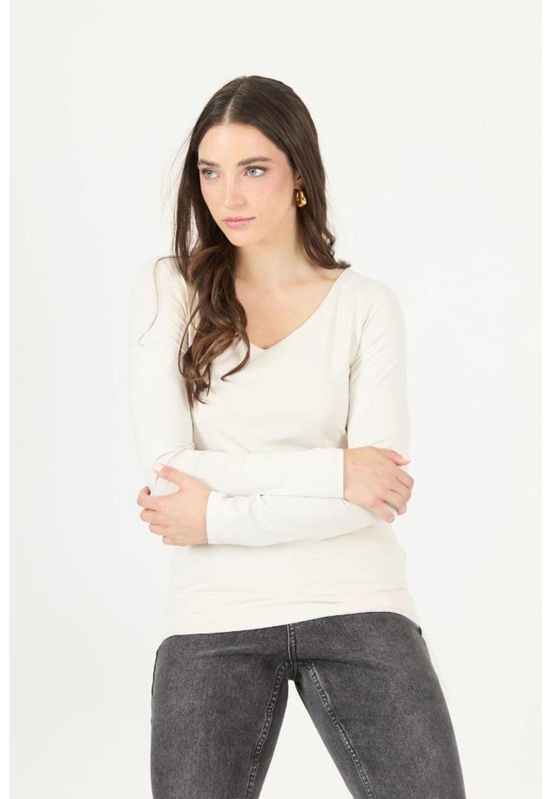 Polera beige PRIVILEGE 2324-0