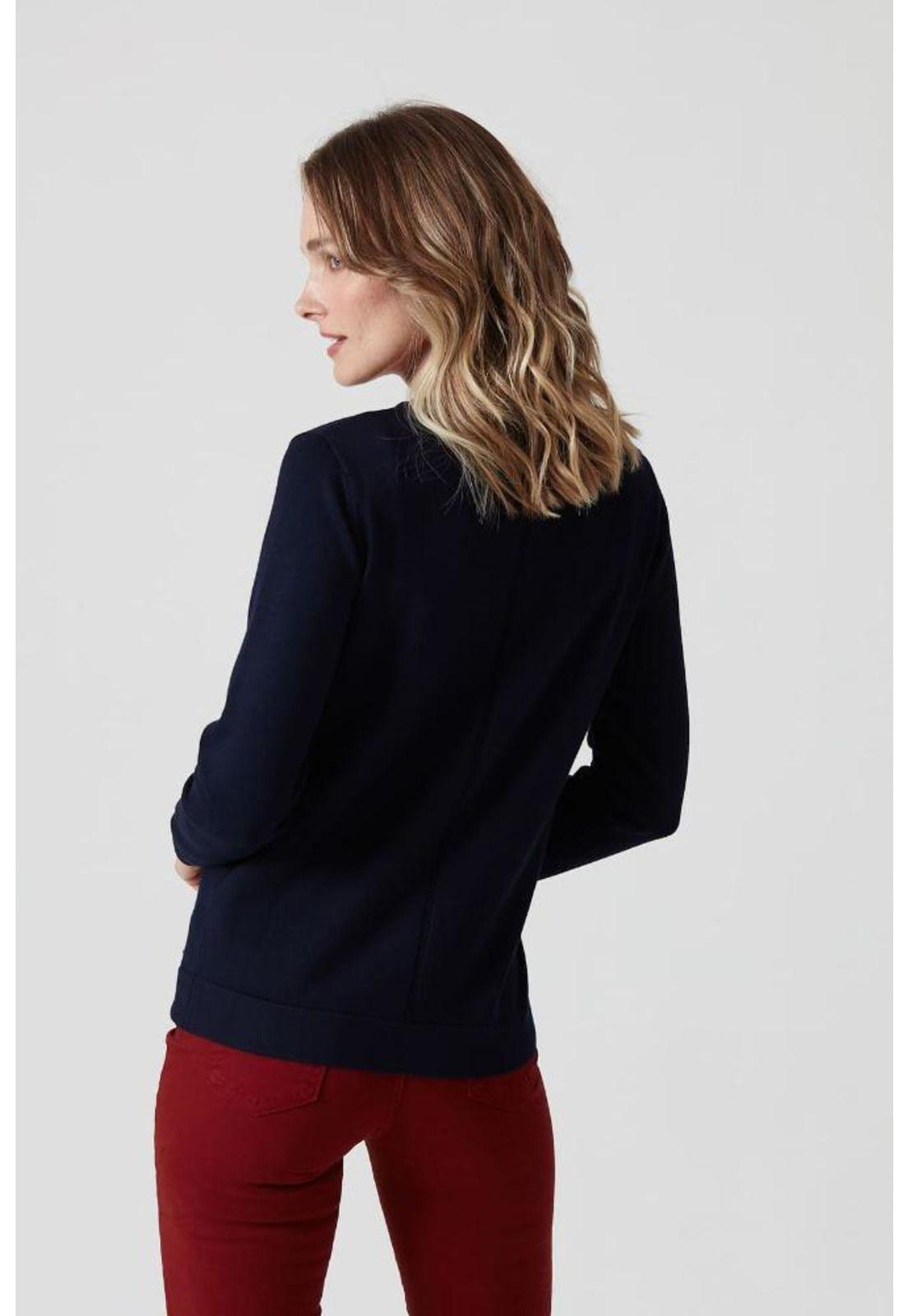 Cardigan azul marino PRIVILEGE 297-2