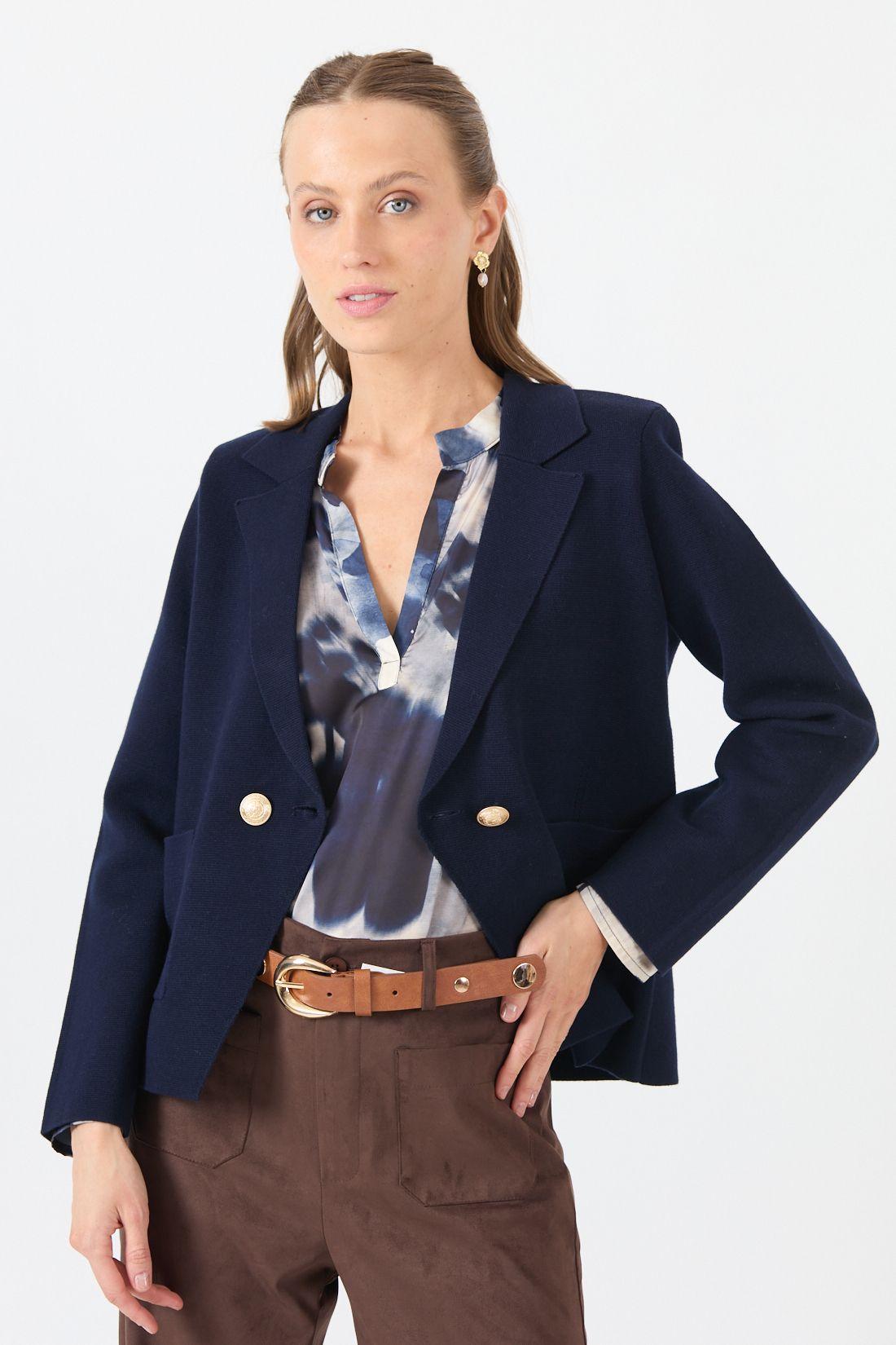 Blazer Azul Cod 1535966-2