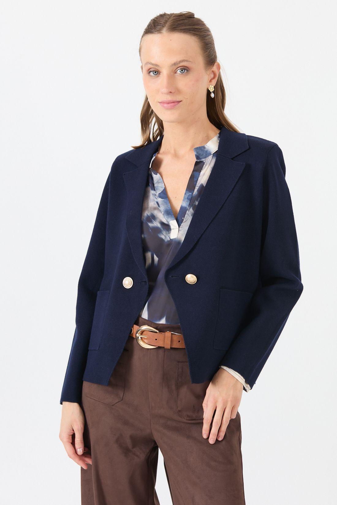 Blazer Azul Cod 1535966-3