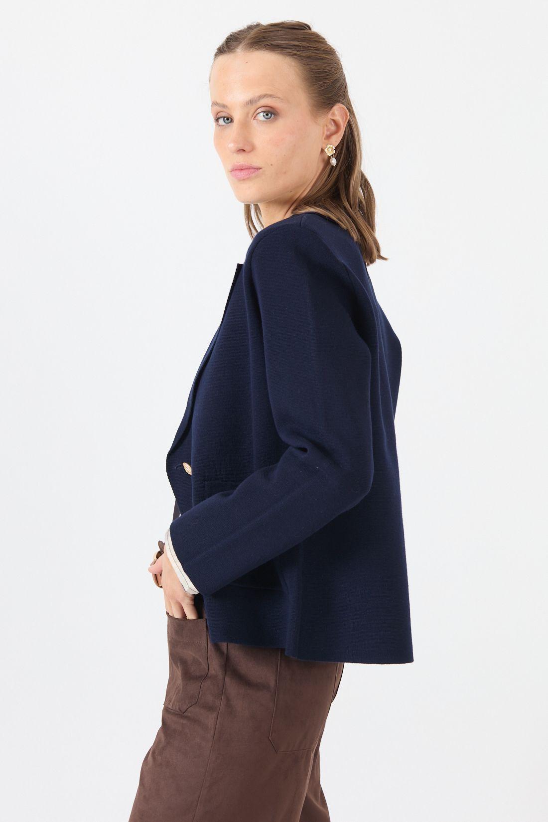 Blazer Azul Cod 1535966-4