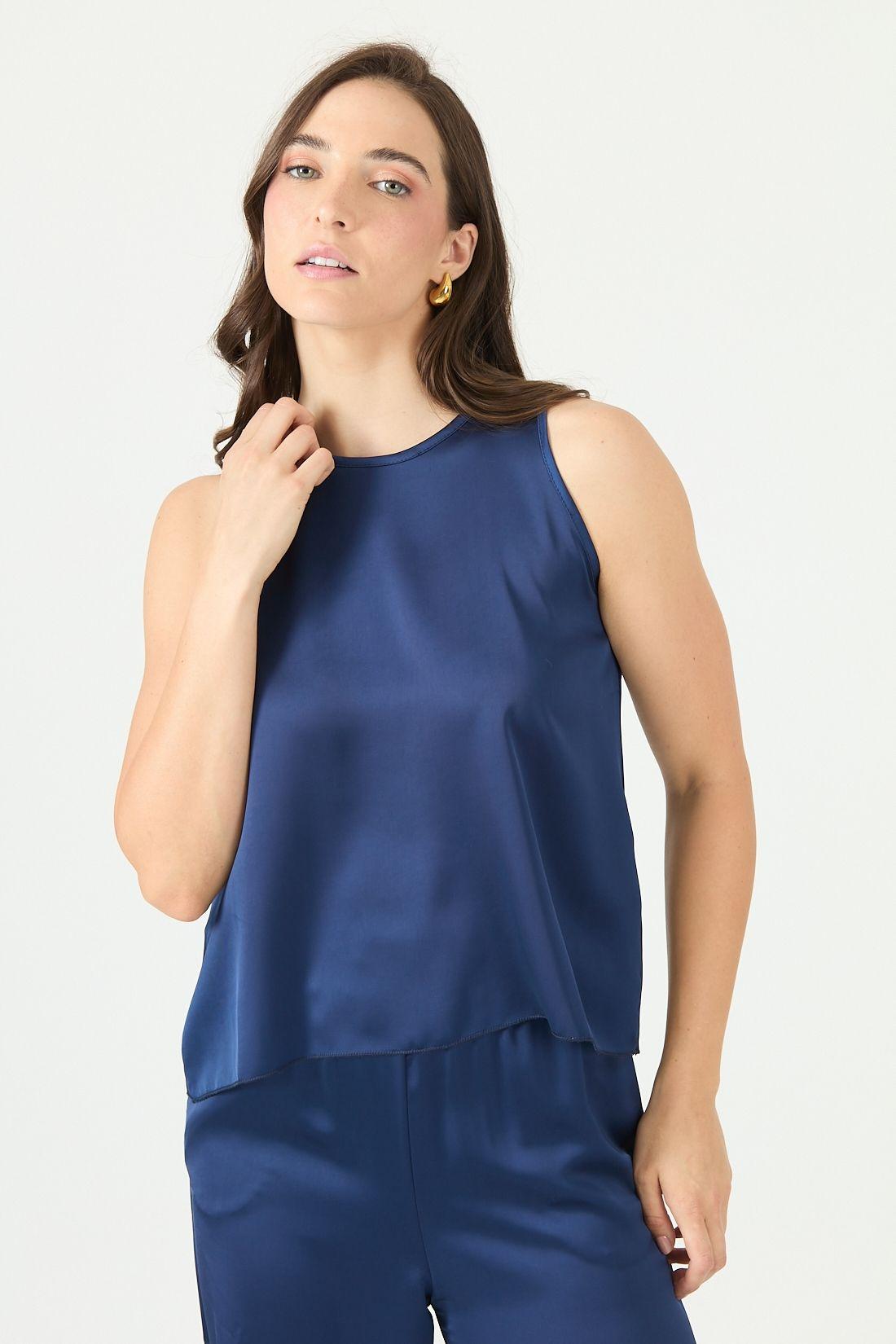 Blusa azul marino 2393-2