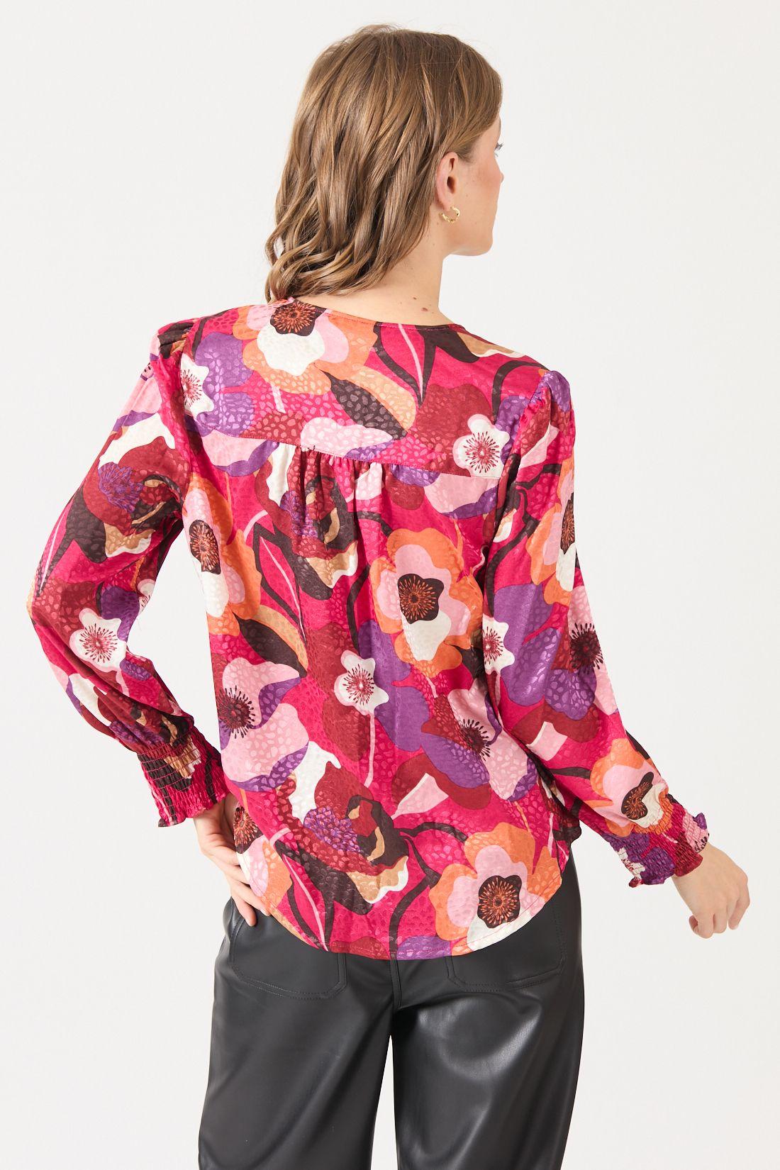 Blusa Estamplado Fucsia Cod 4520496-3