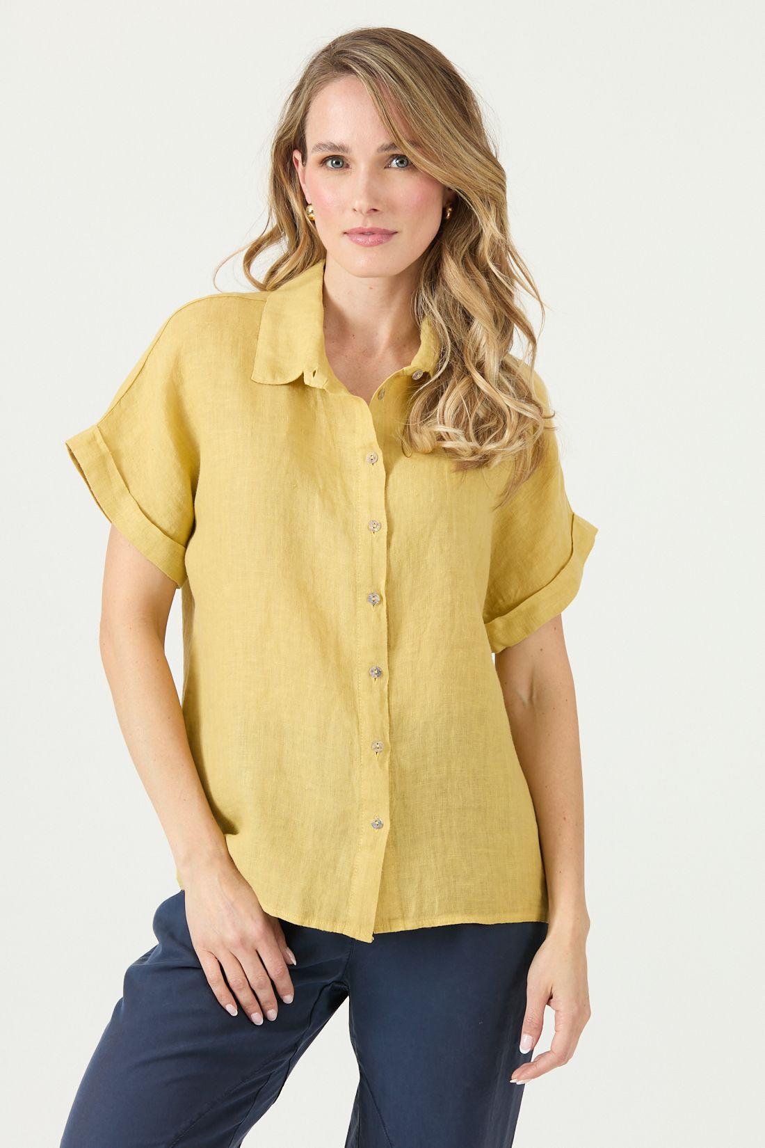 Blusa De Lino Maiz Cod 4517905-1