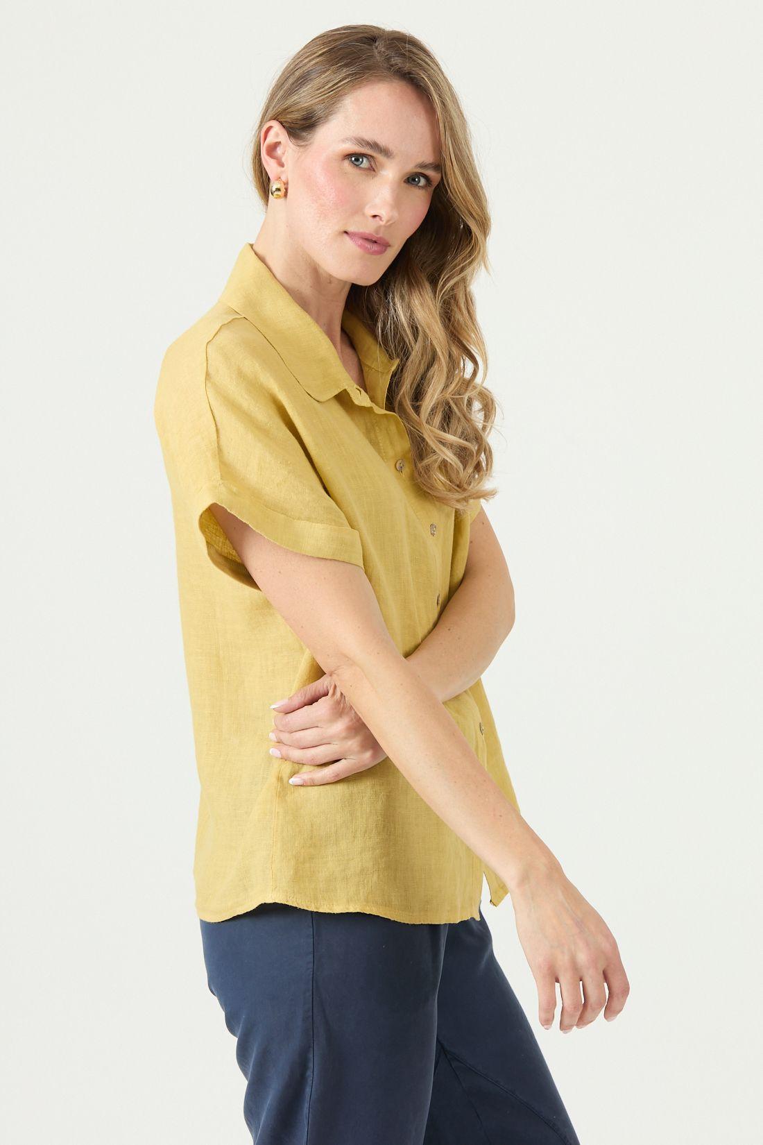 Blusa De Lino Maiz Cod 4517905-2