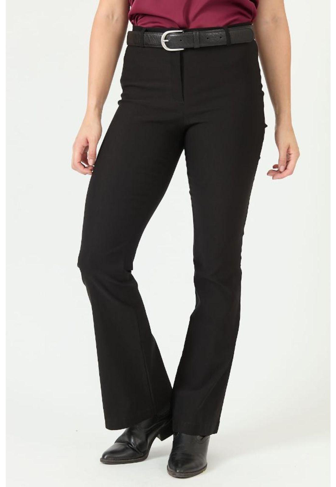 Pantalon flare negro PRIVILEGE 2254-2