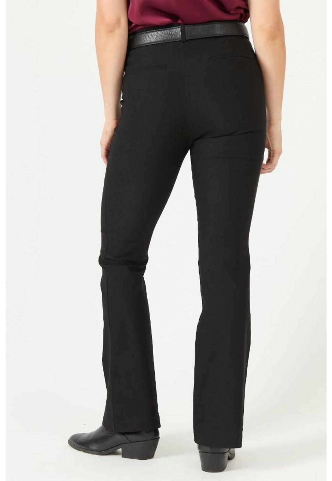Pantalon flare negro PRIVILEGE 2254-3