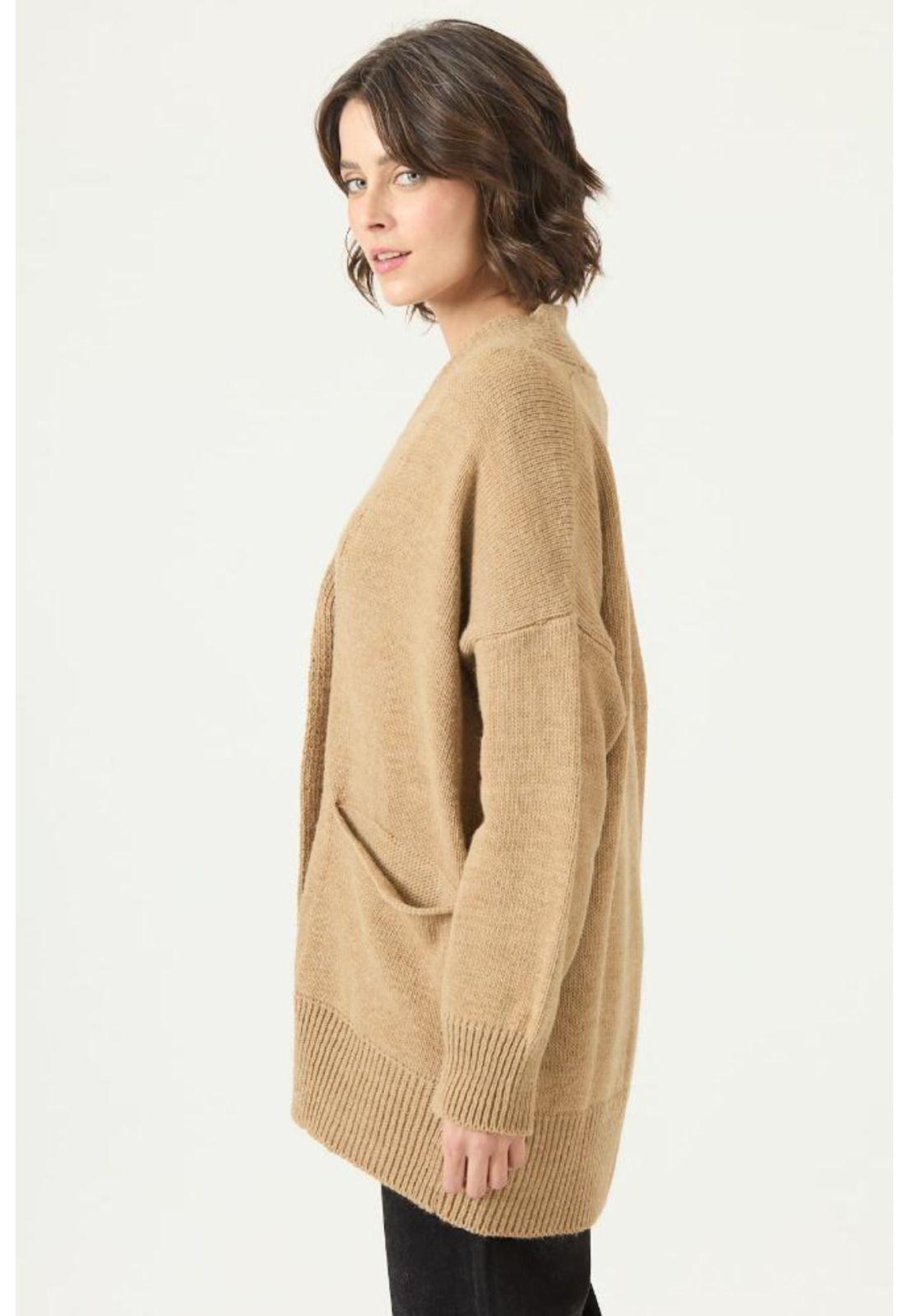 Cardigan con lana camel PRIVILEGE 2770-2