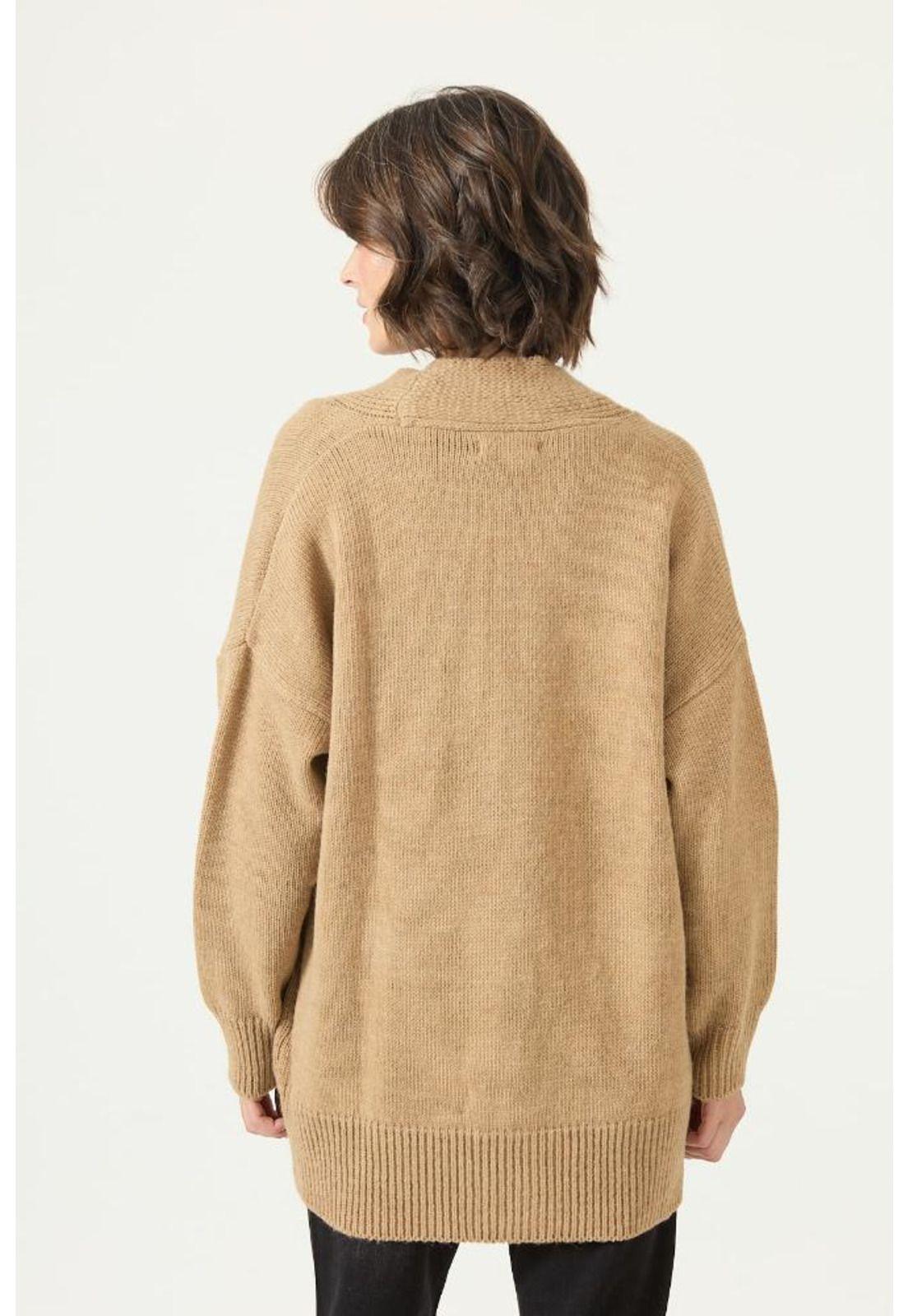 Cardigan con lana camel PRIVILEGE 2770-3