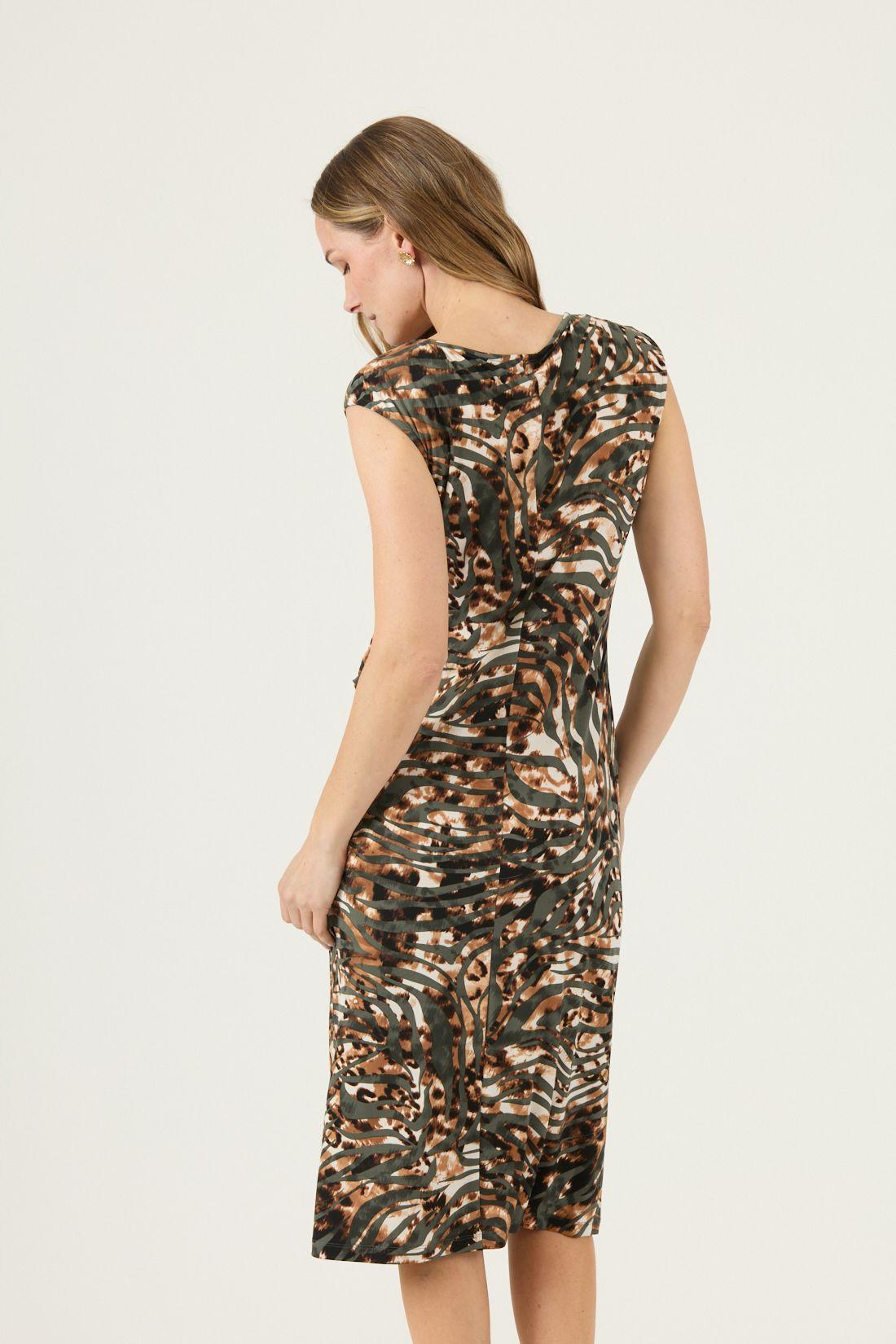Vestido Estampado Verde Cod 4005685-4