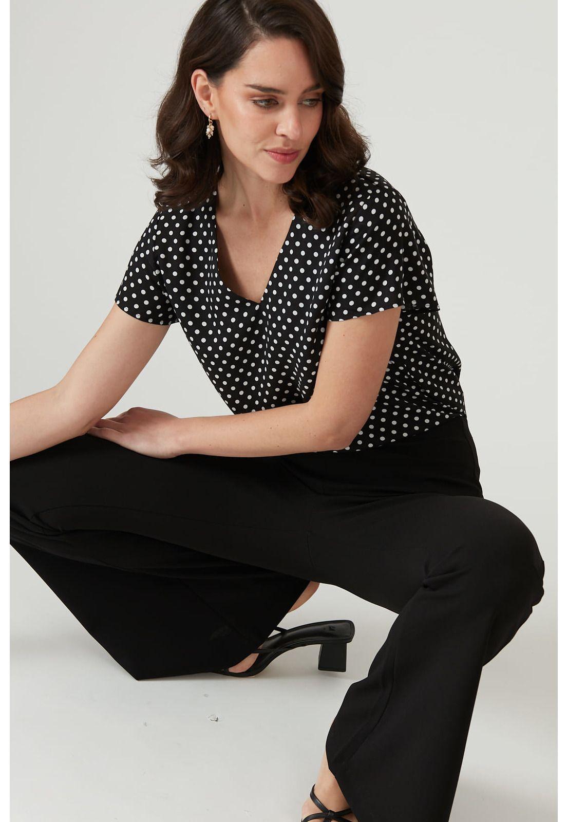 Leggings flare negra-1