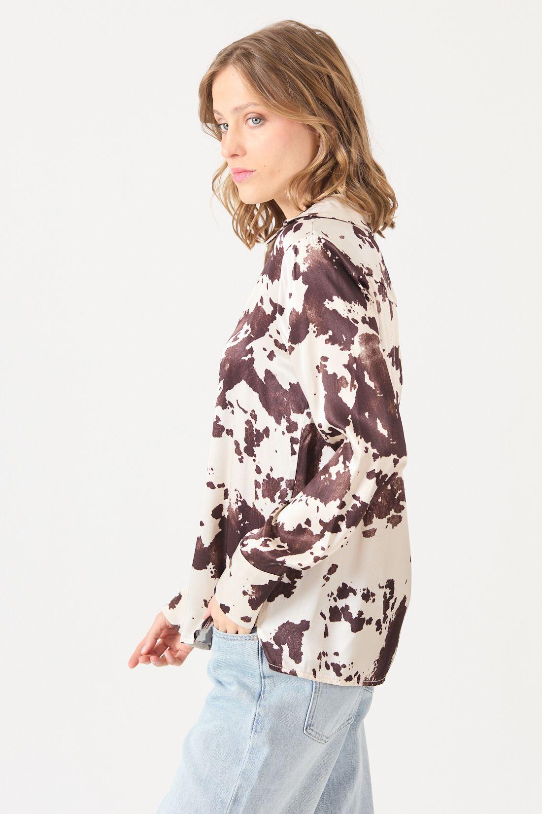 Blusa Estamplado Beige Cod 4521466-2