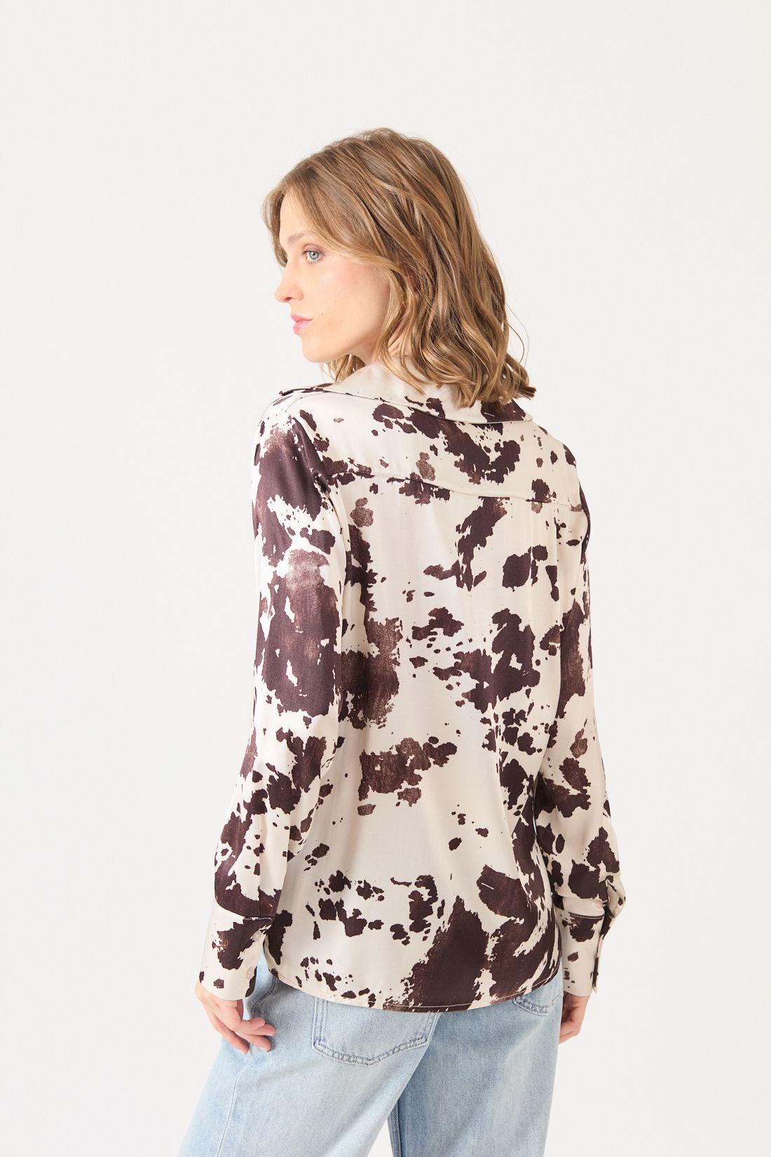 Blusa Estamplado Beige Cod 4521466-3