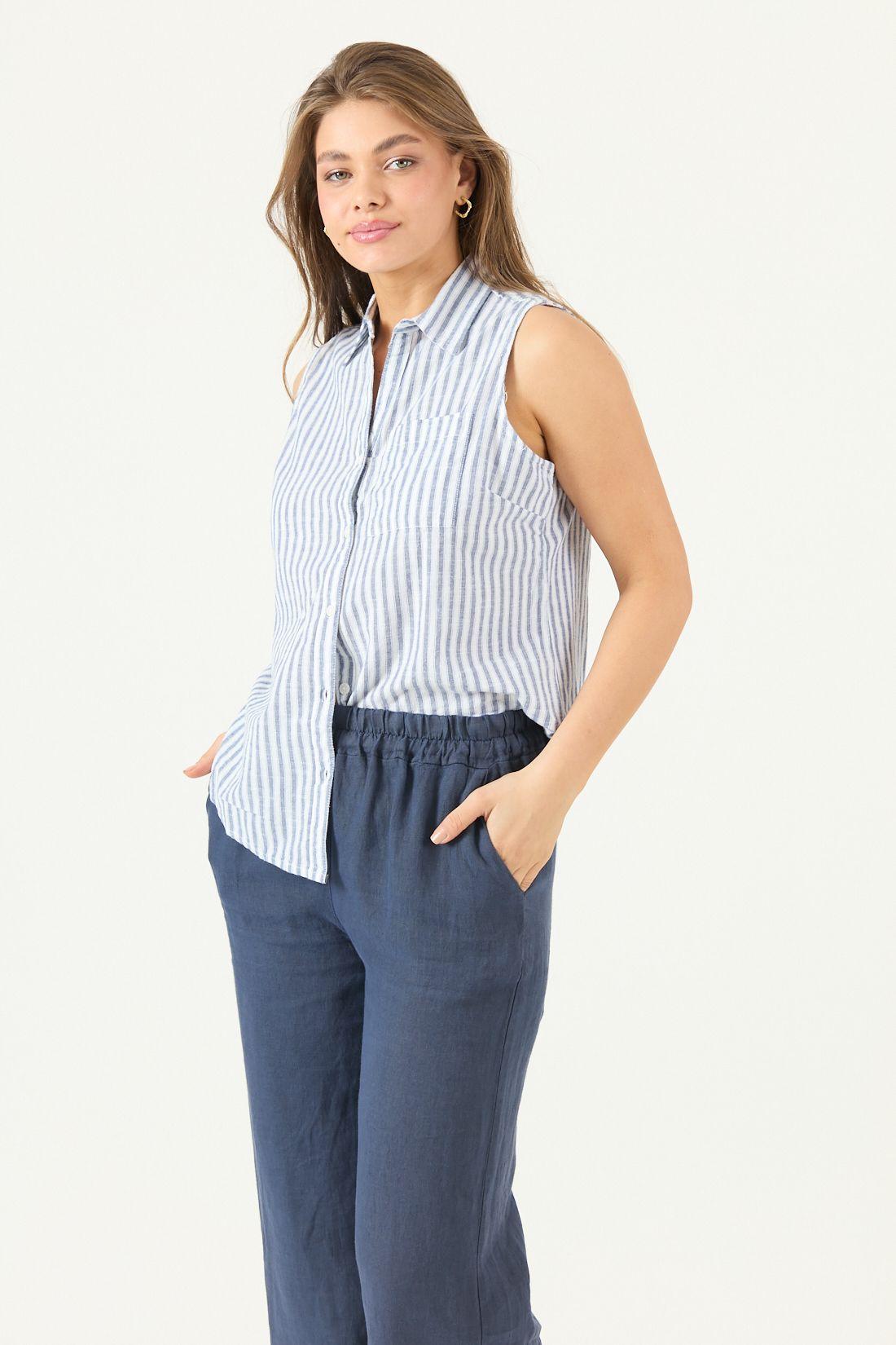 Blusa Rayas Indigo Cod 4516205-0