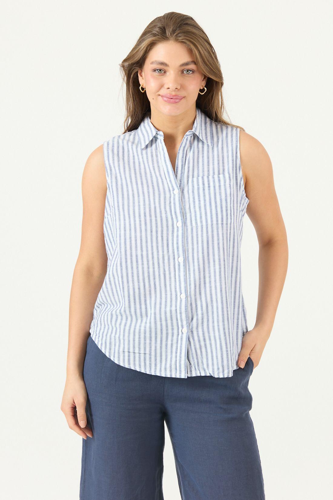 Blusa Rayas Indigo Cod 4516205-2
