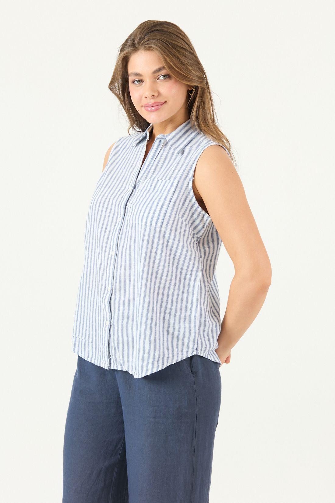 Blusa Rayas Indigo Cod 4516205-3