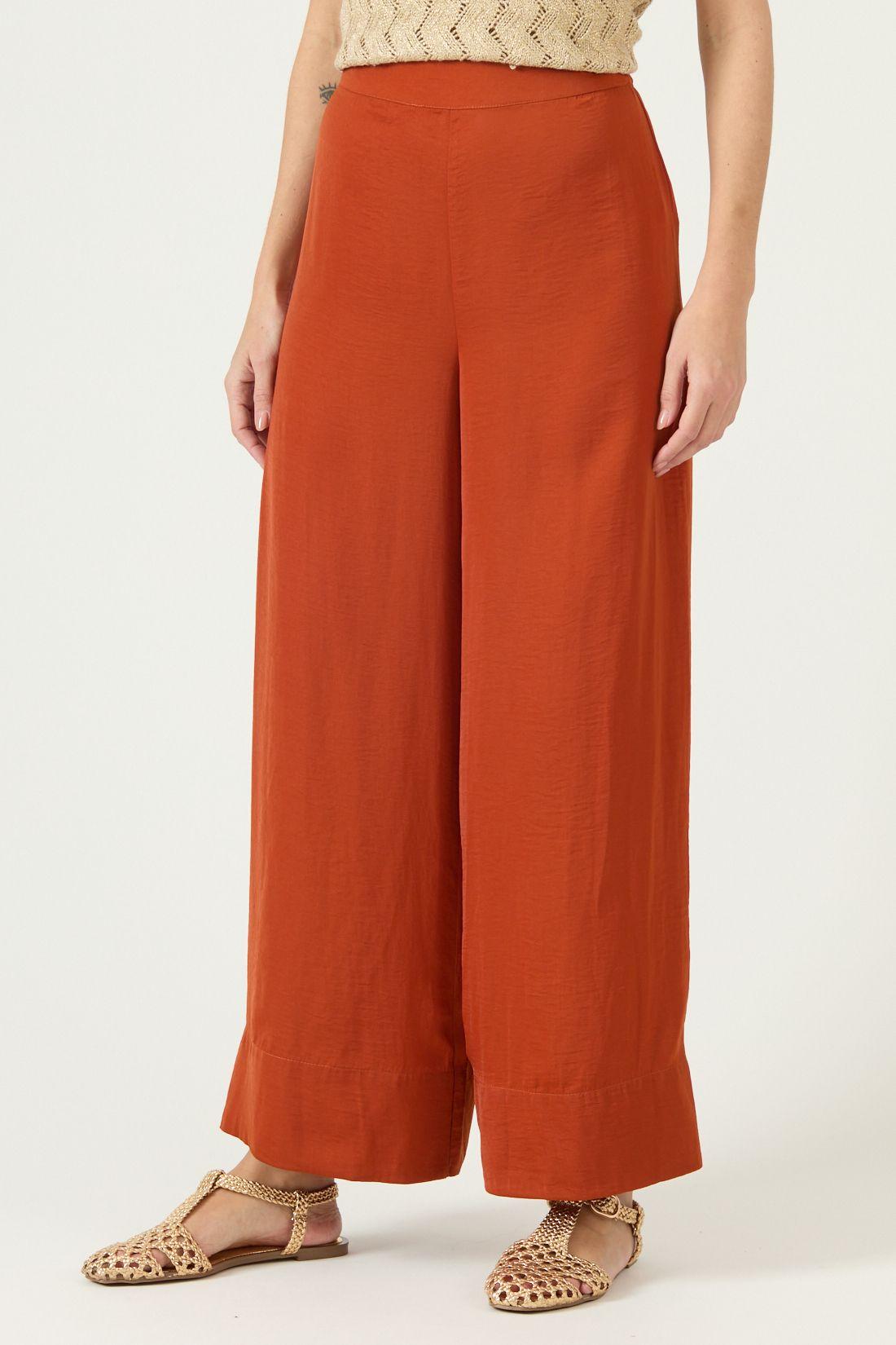 Pantalon Palazzo Terracota Cod 2012735-1