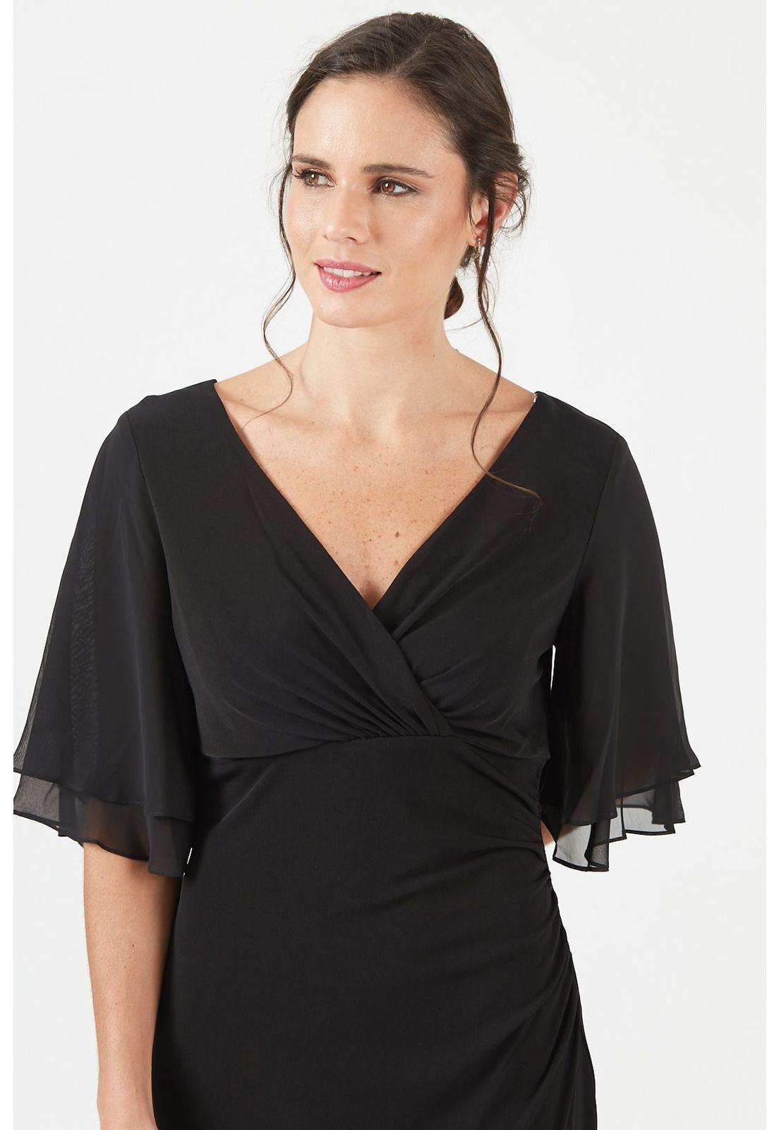 Vestido negro PRIVILEGE 716-3