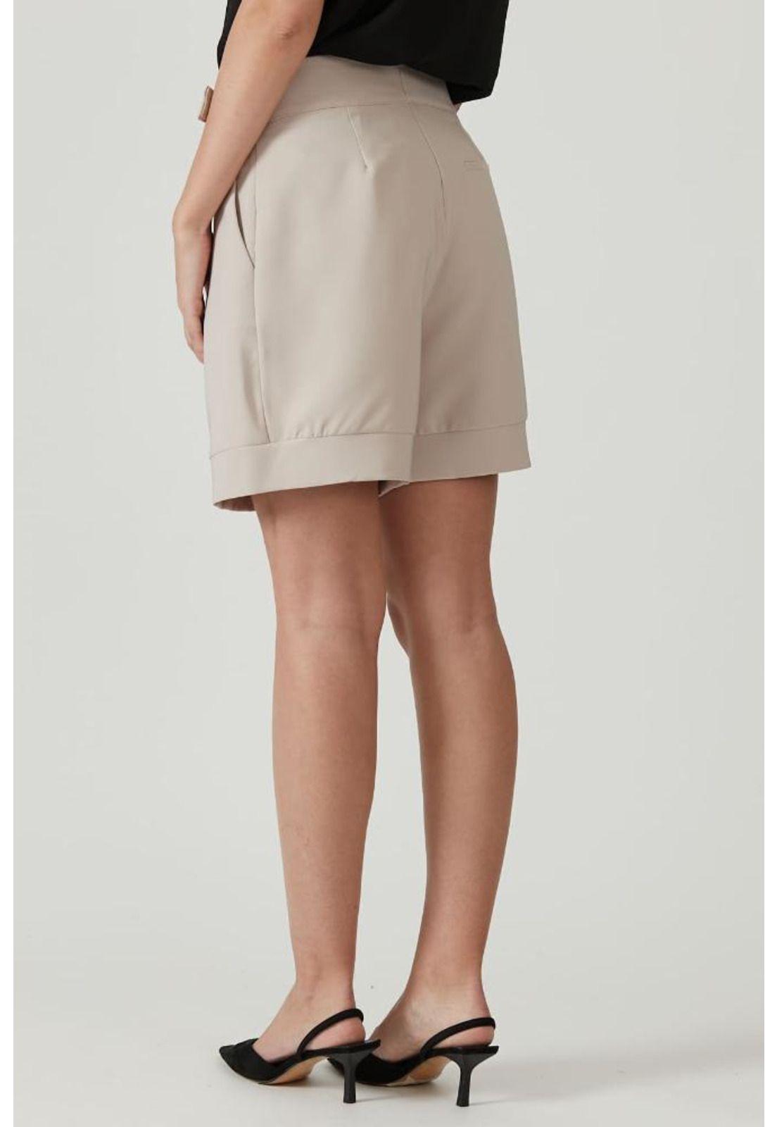 Shorts mom beige-1