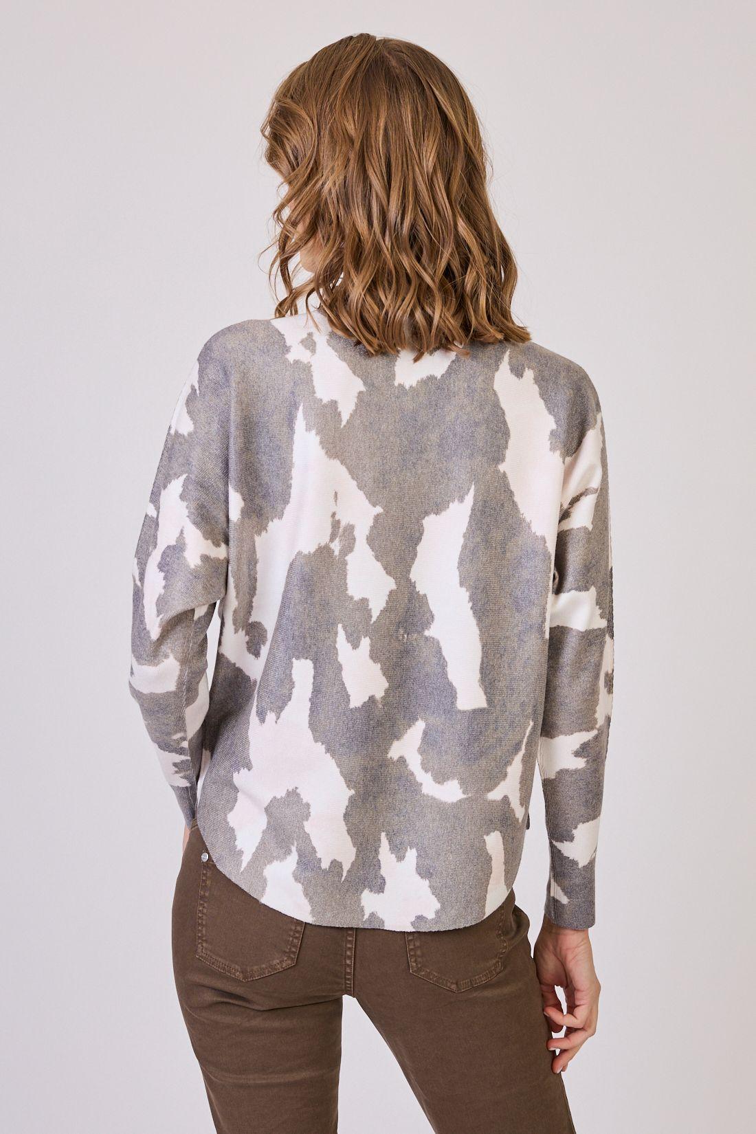 Sweater Estamplado Crudo Cod 5414186-3
