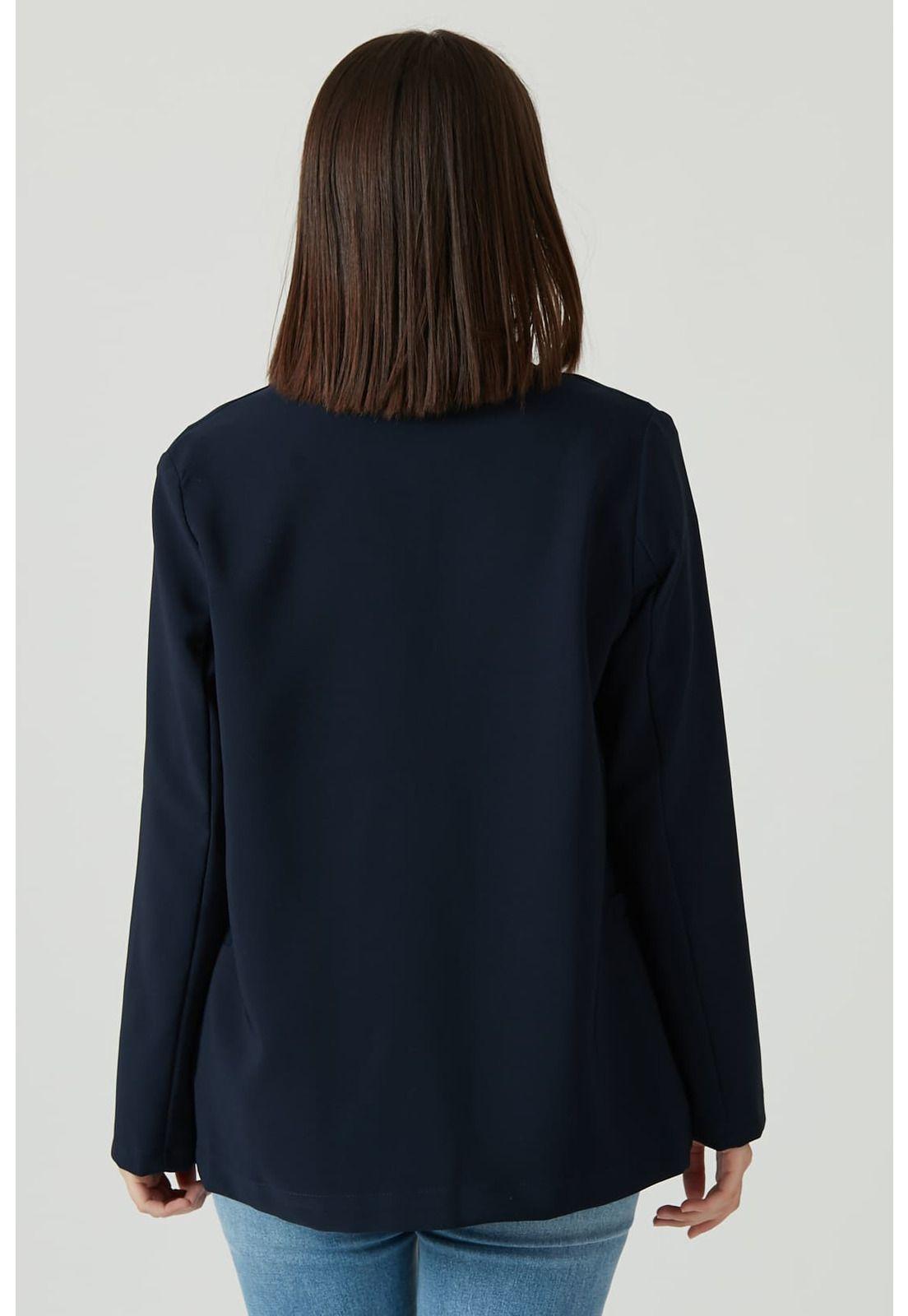 Blazer azul marino-3