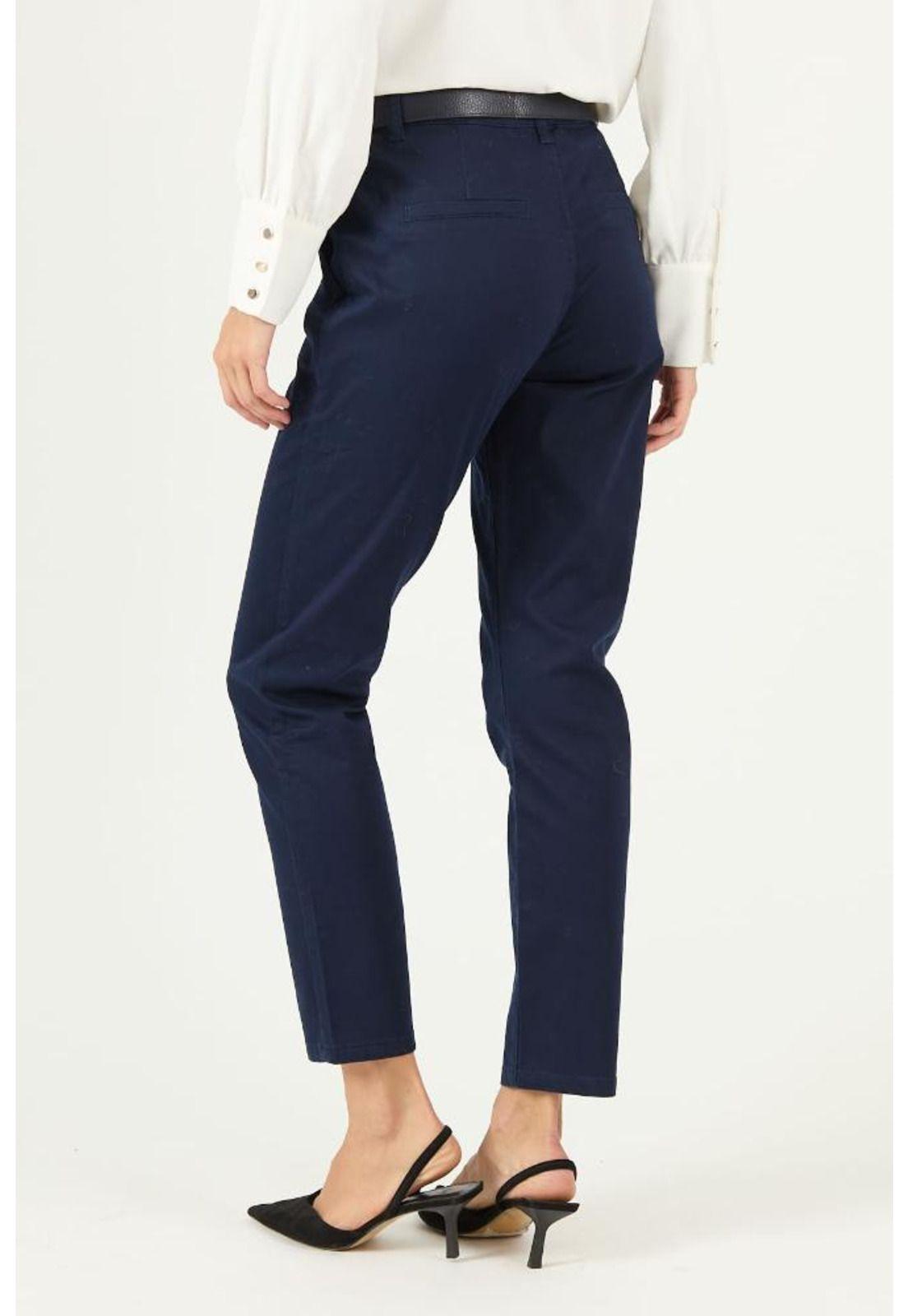 Pantalon slim fit azul marino PRIVILEGE 2224-3