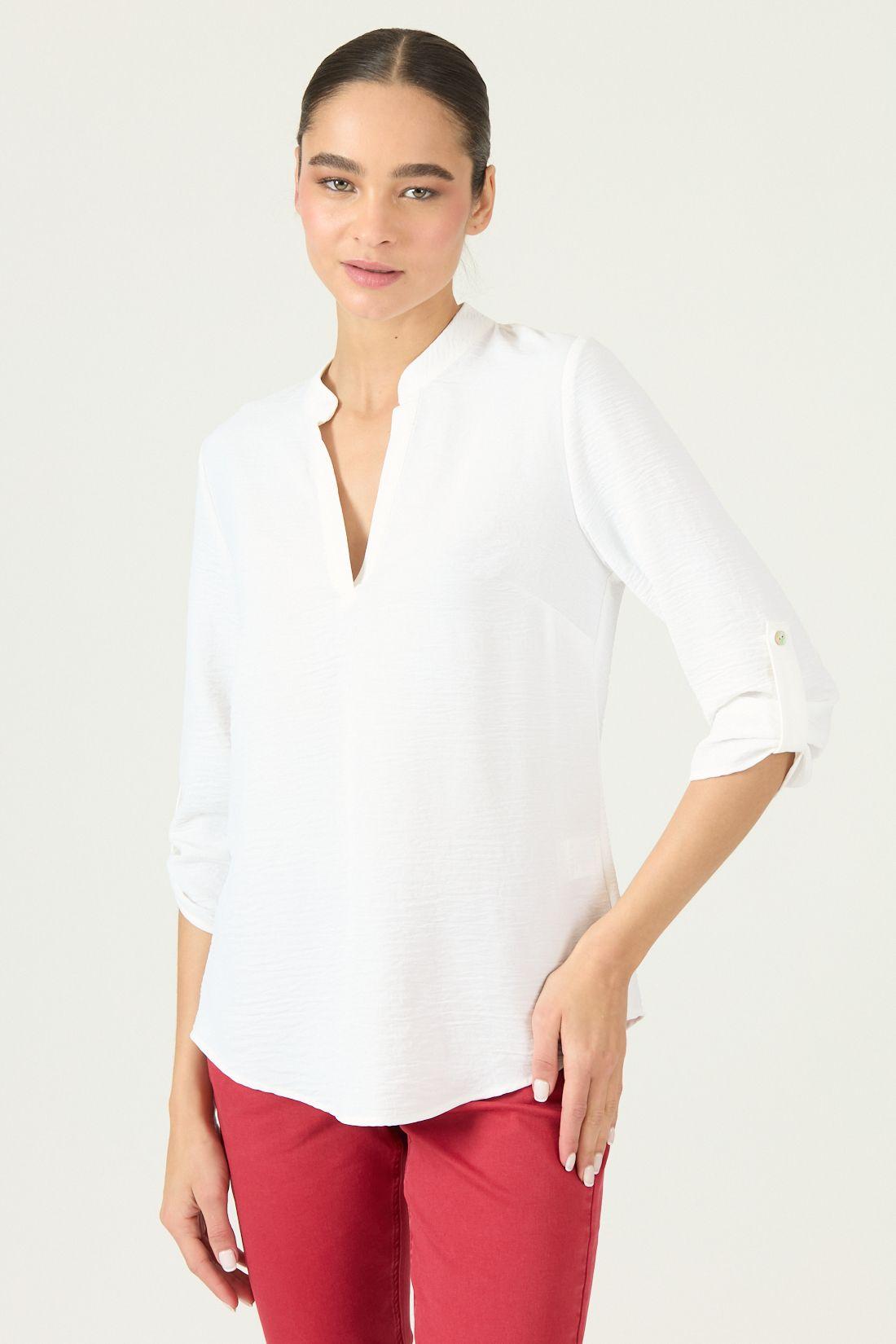 Blusa Blanca Cod 4516715-1