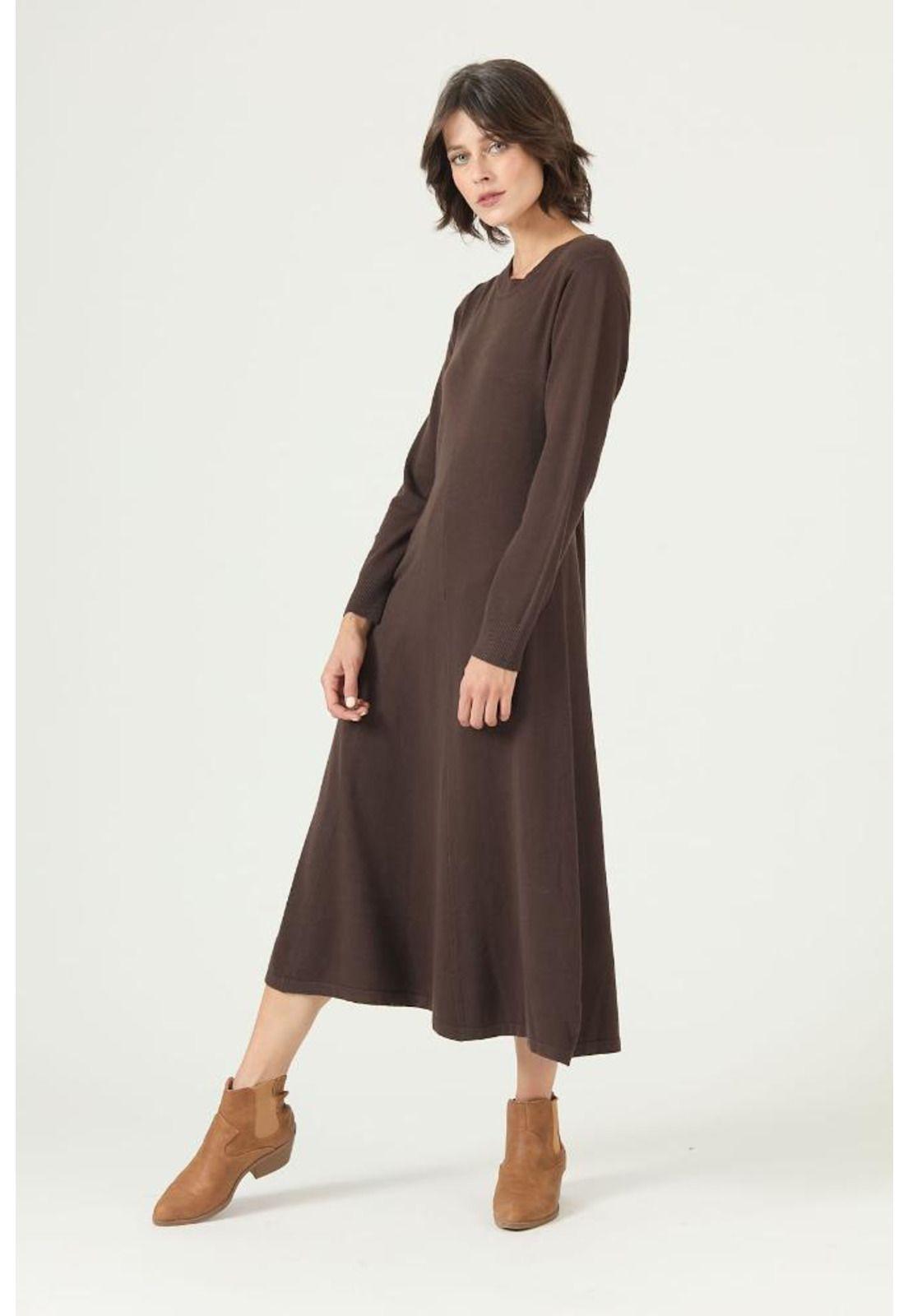 Vestido cafe moro PRIVILEGE 2633-2