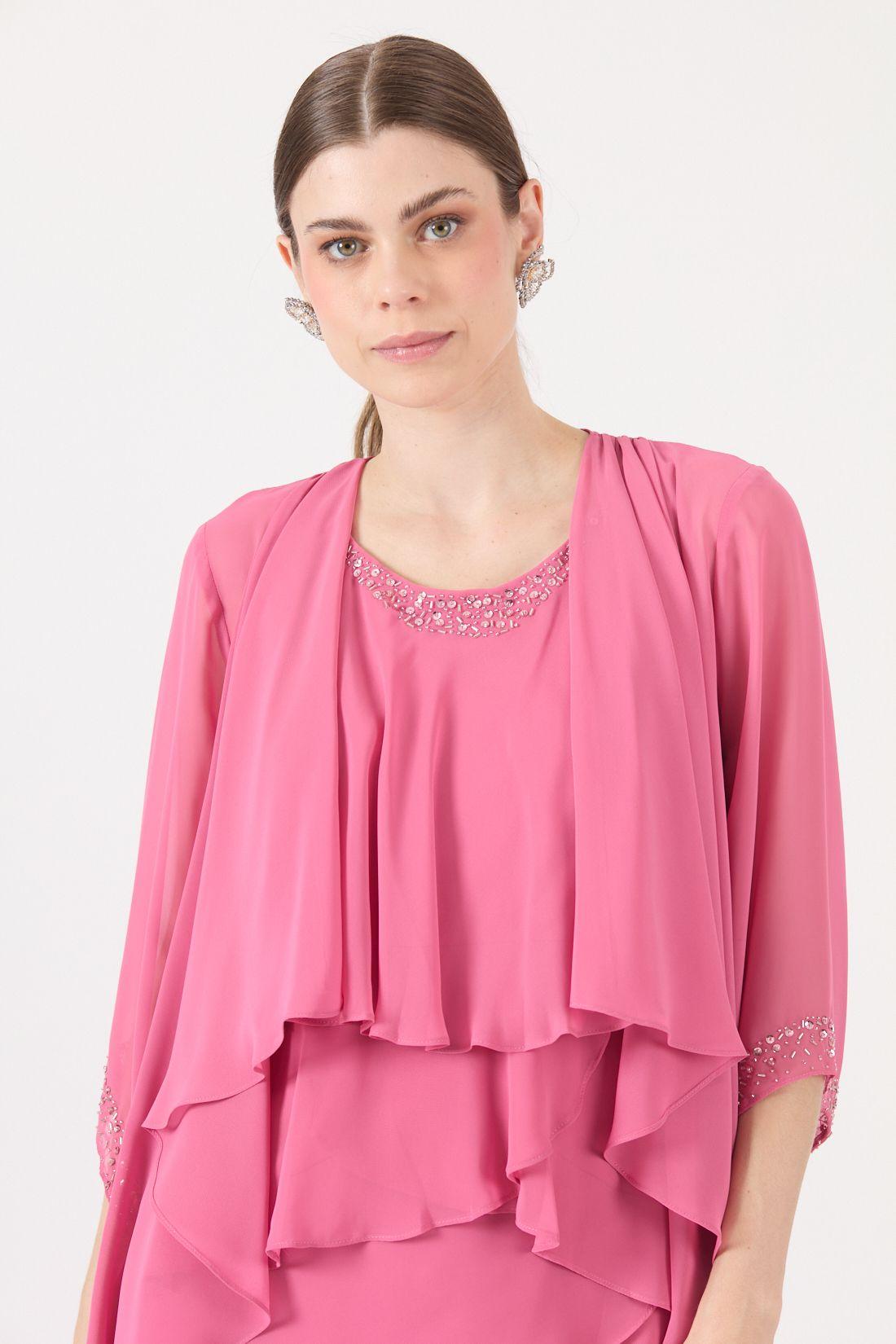 Vestido Rosa Cod 0702476-1