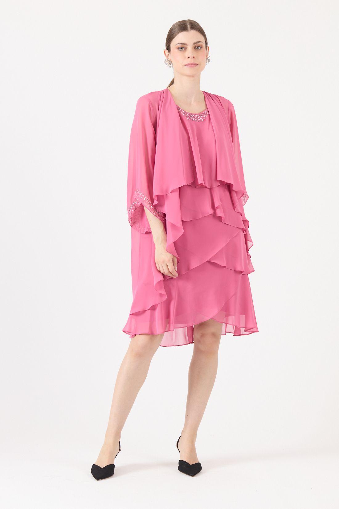Vestido Rosa Cod 0702476-2