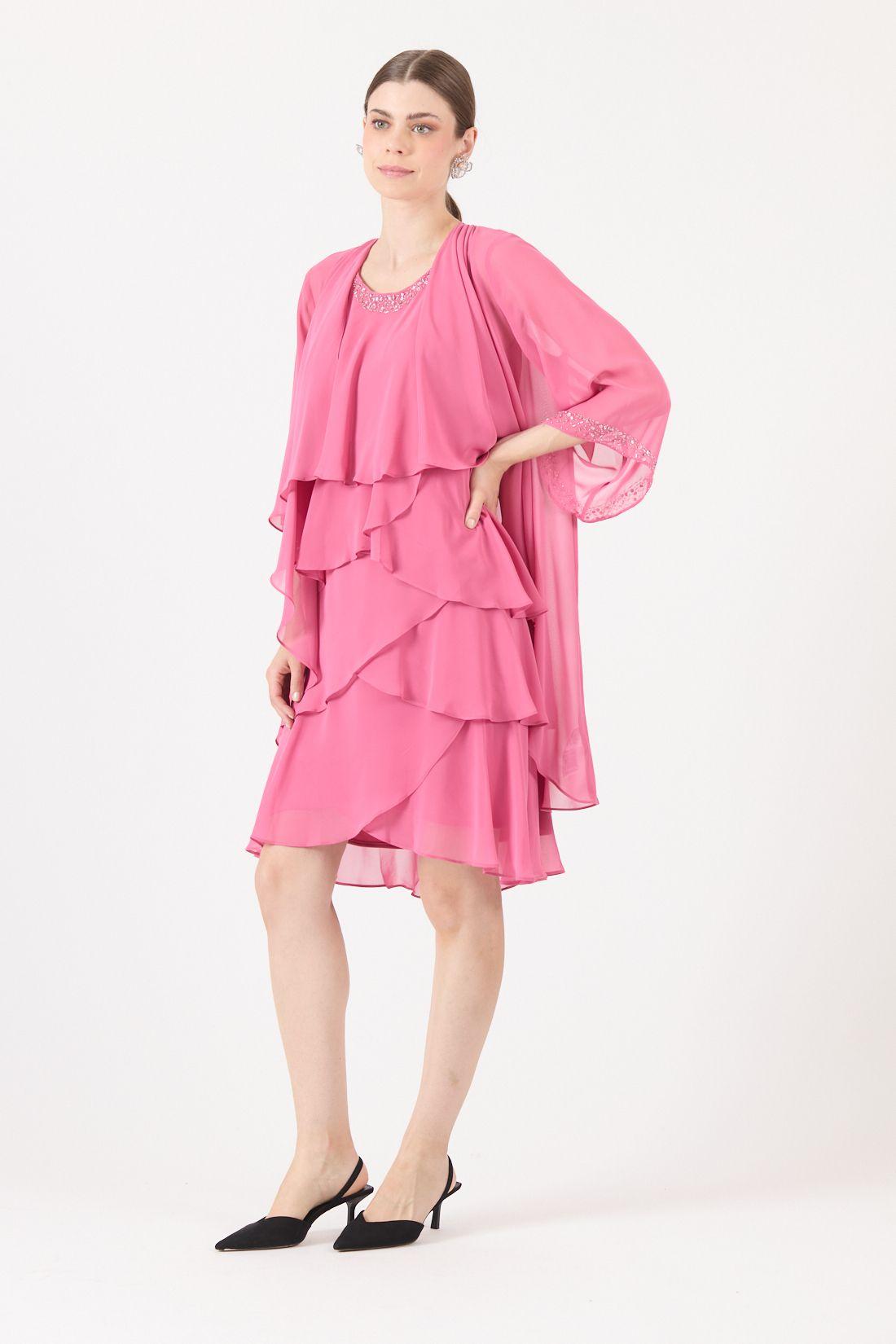 Vestido Rosa Cod 0702476-4
