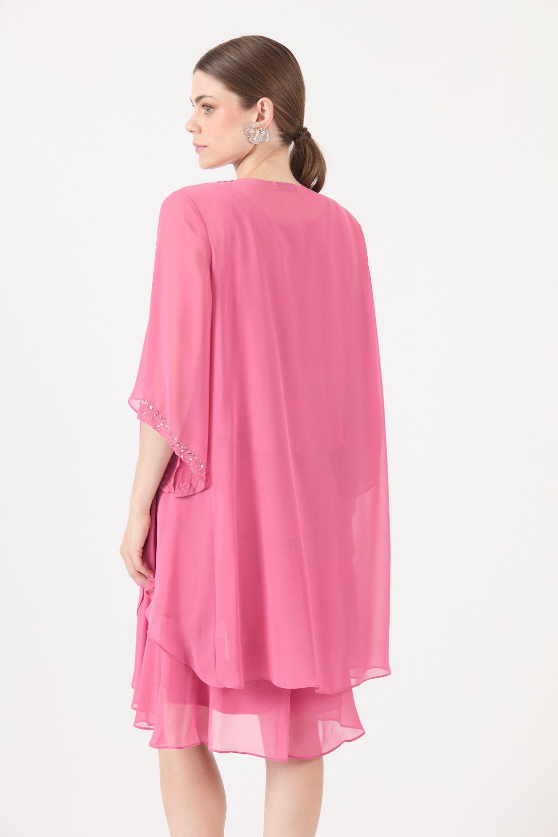 Vestido Rosa Cod 0702476-5