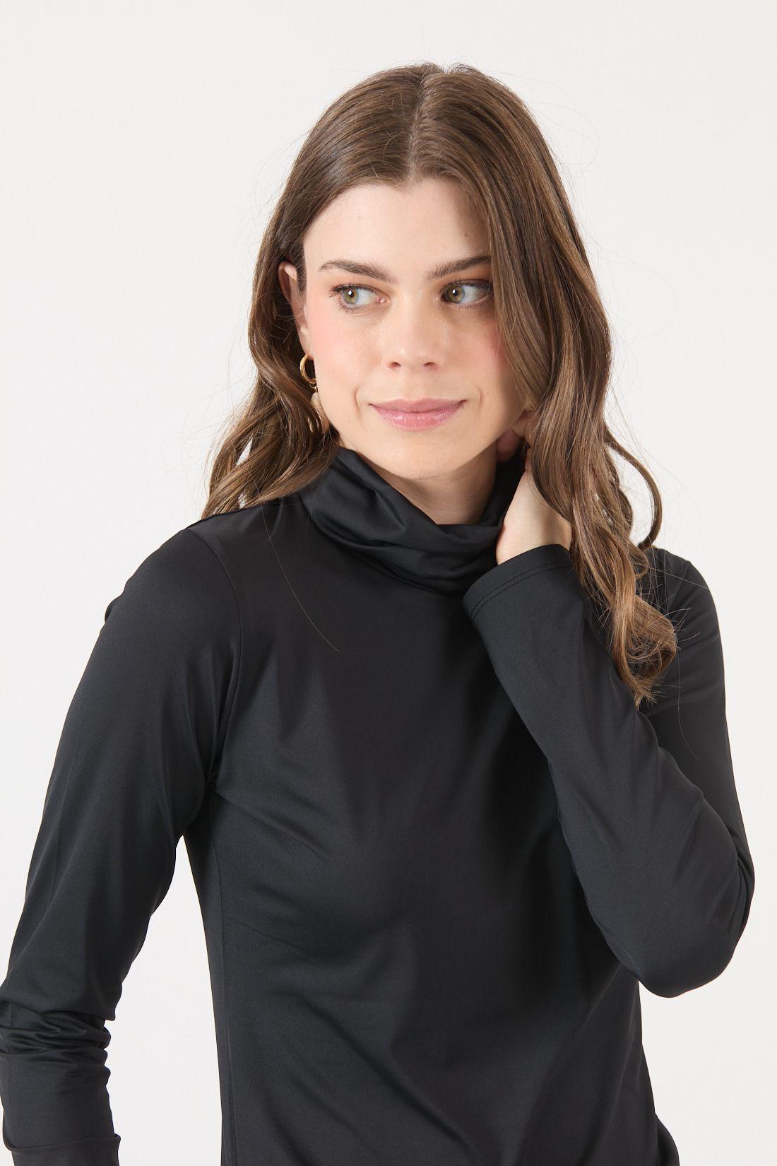 Polera Poliamida Negra Cod 2800036-0
