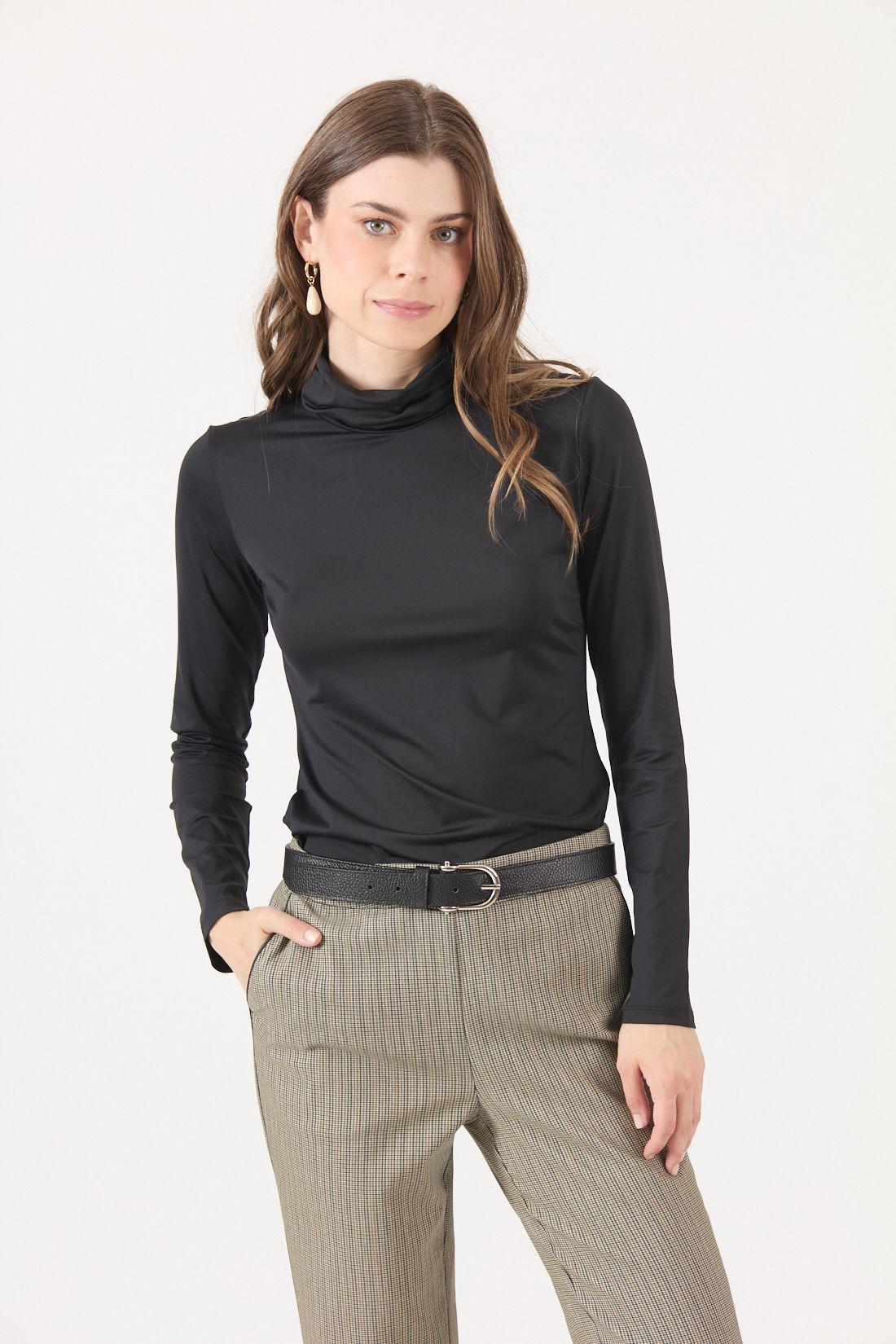 Polera Poliamida Negra Cod 2800036-2