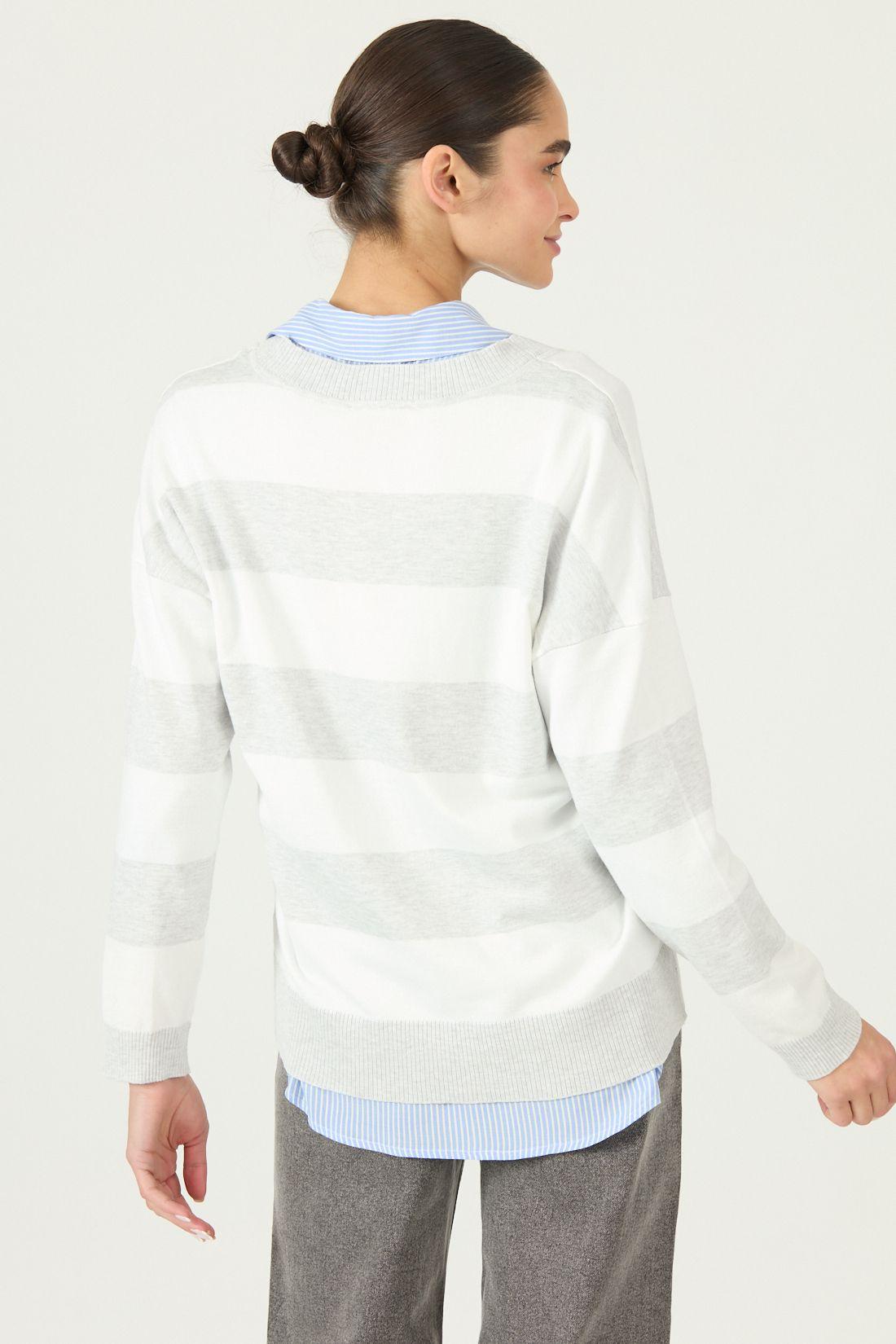 Cardigan Gris Cod 5405955-3
