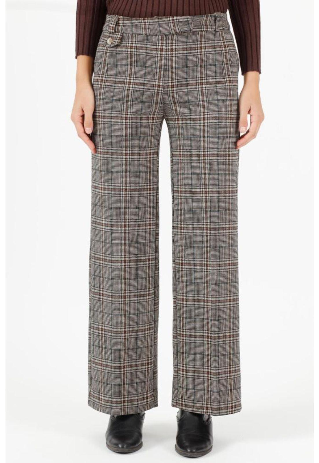 Pantalon wide leg crudo estampado PRIVILEGE 351-1