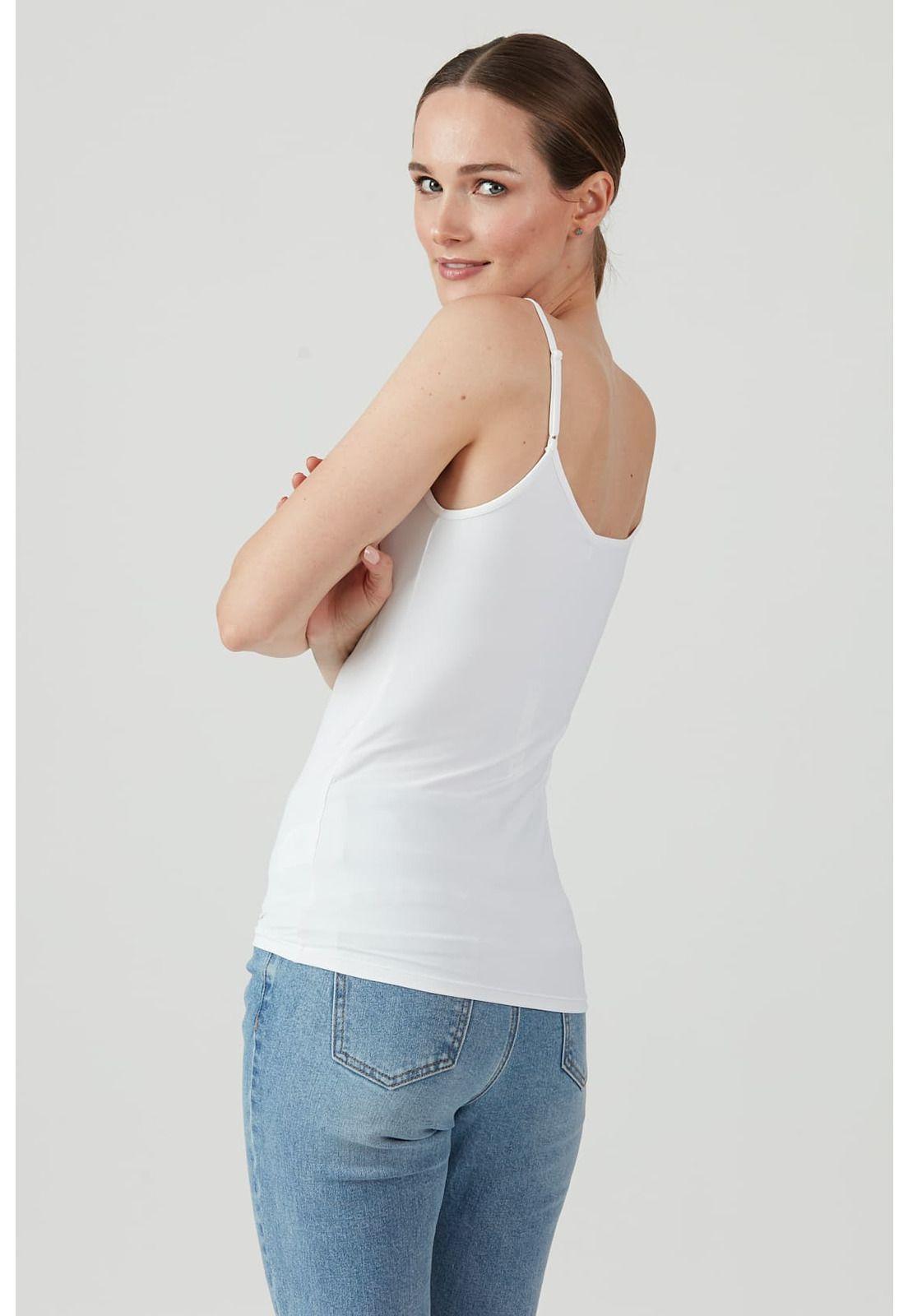 Polera poliamida blanca-1