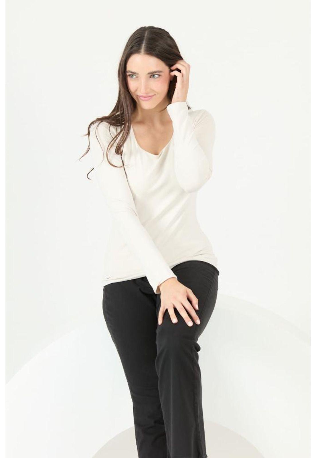 Polera beige PRIVILEGE 2308-0