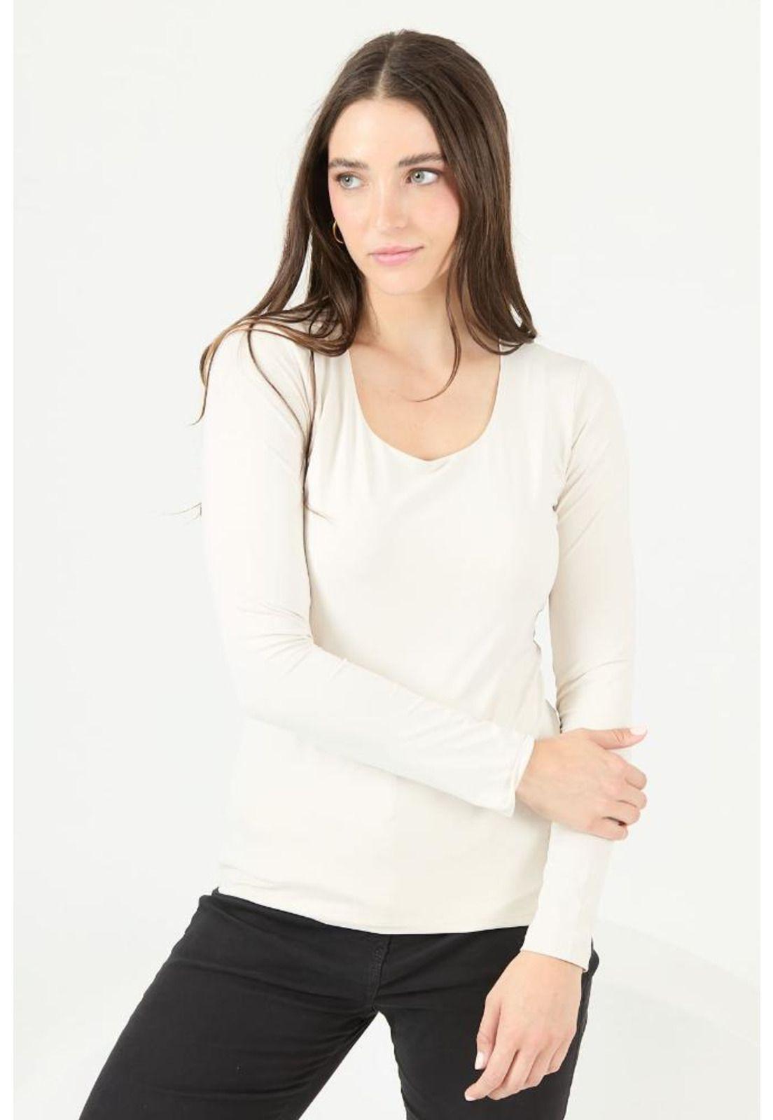 Polera beige PRIVILEGE 2308-1