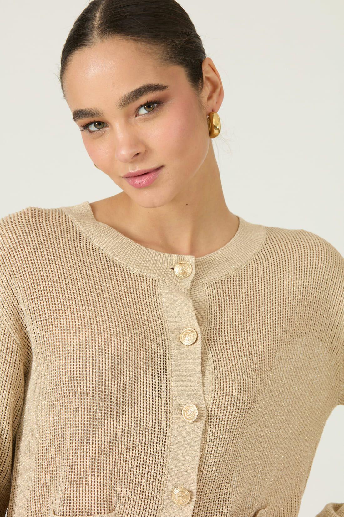 Cardigan Beige Cod 5405835-0
