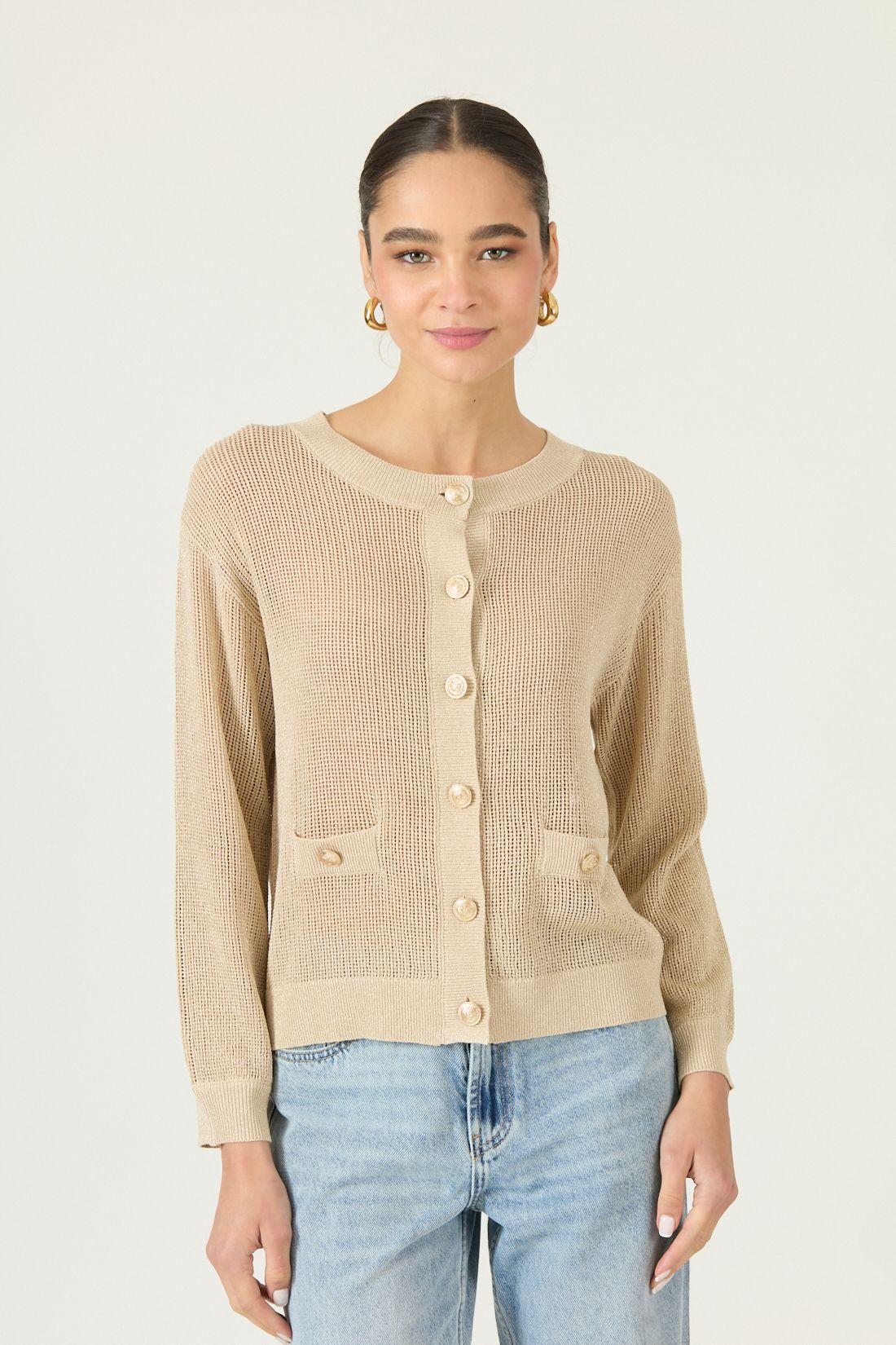 Cardigan Beige Cod 5405835-2