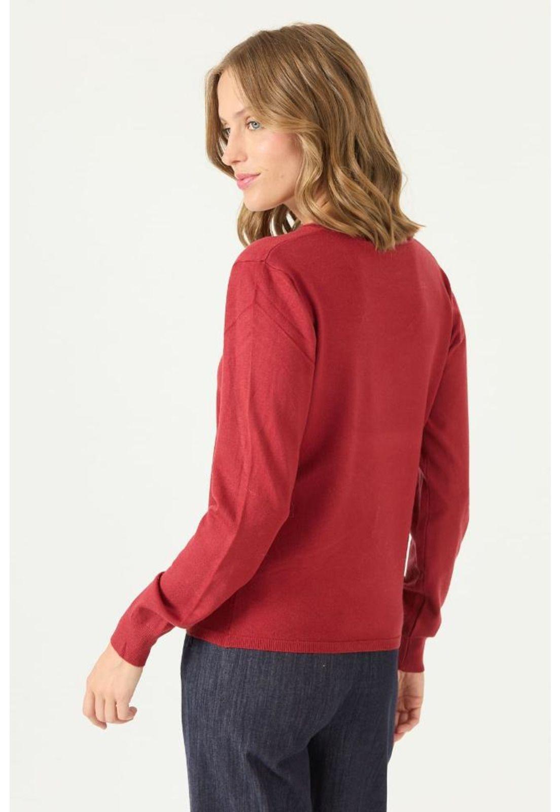 Sweater rojo oscuro PRIVILEGE 2116-4