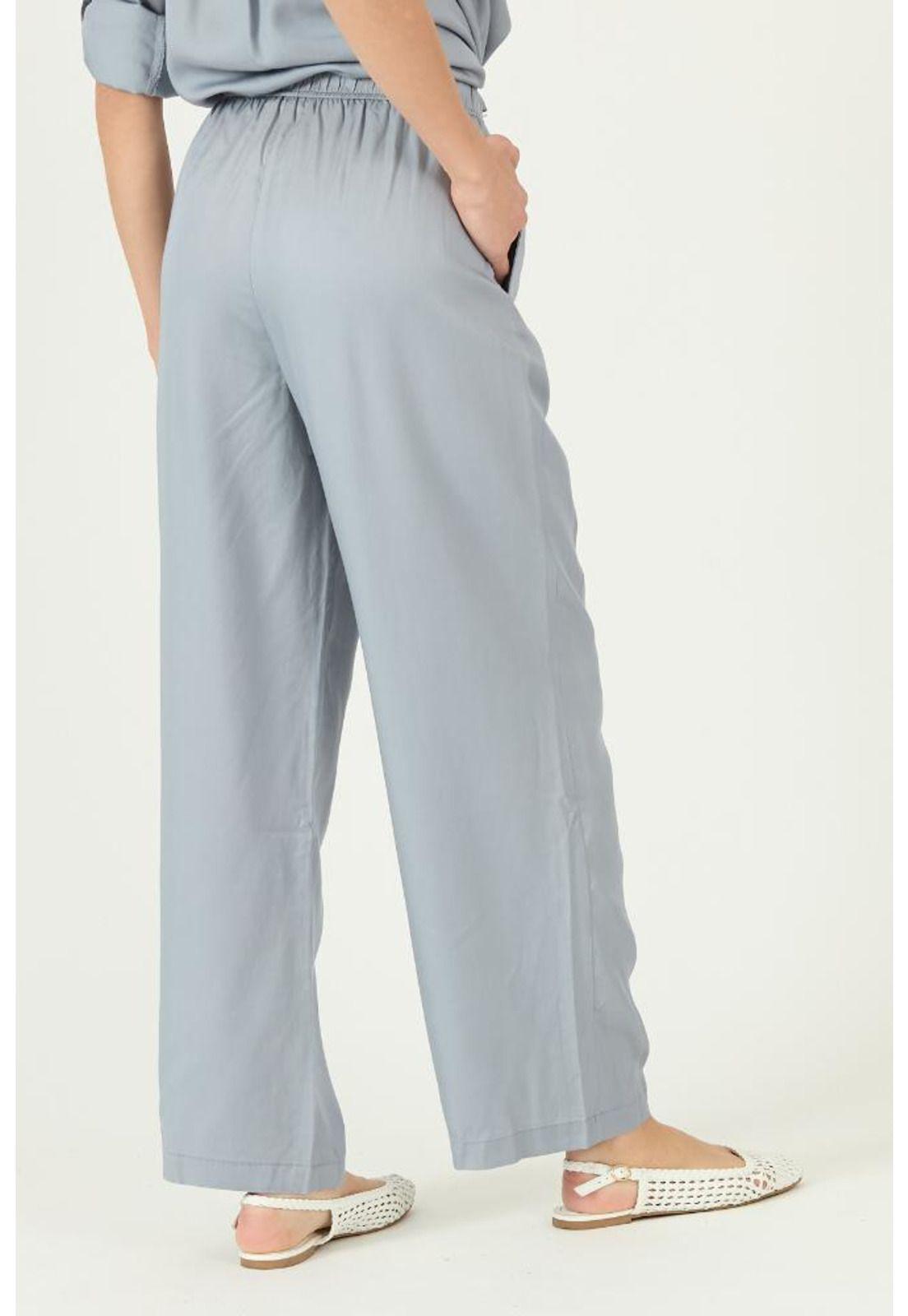 Pantalon de lyocell straight celeste PRIVILEGE 2862-2