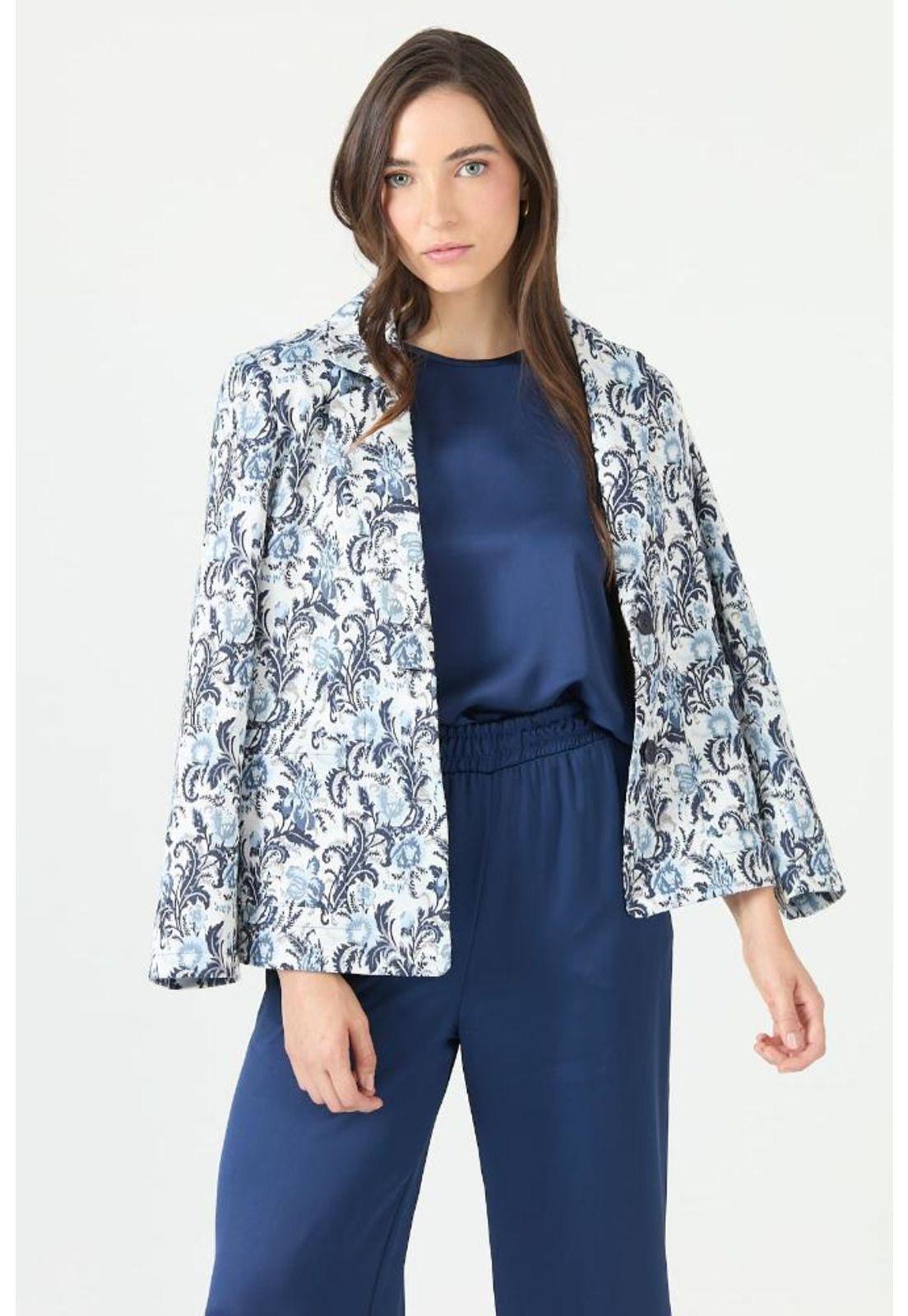 Blusa azul marino PRIVILEGE 2393-0