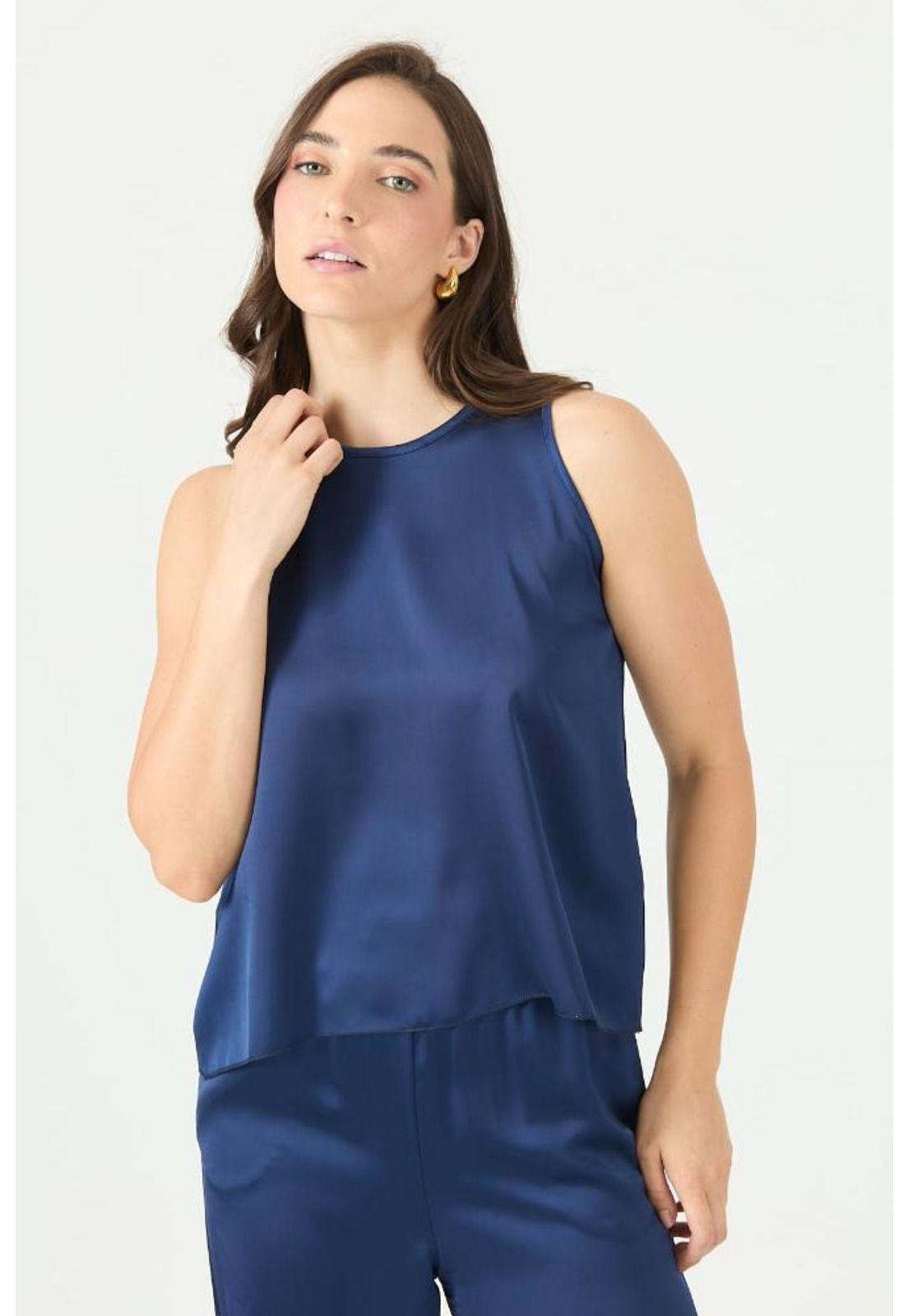 Blusa azul marino PRIVILEGE 2393-2
